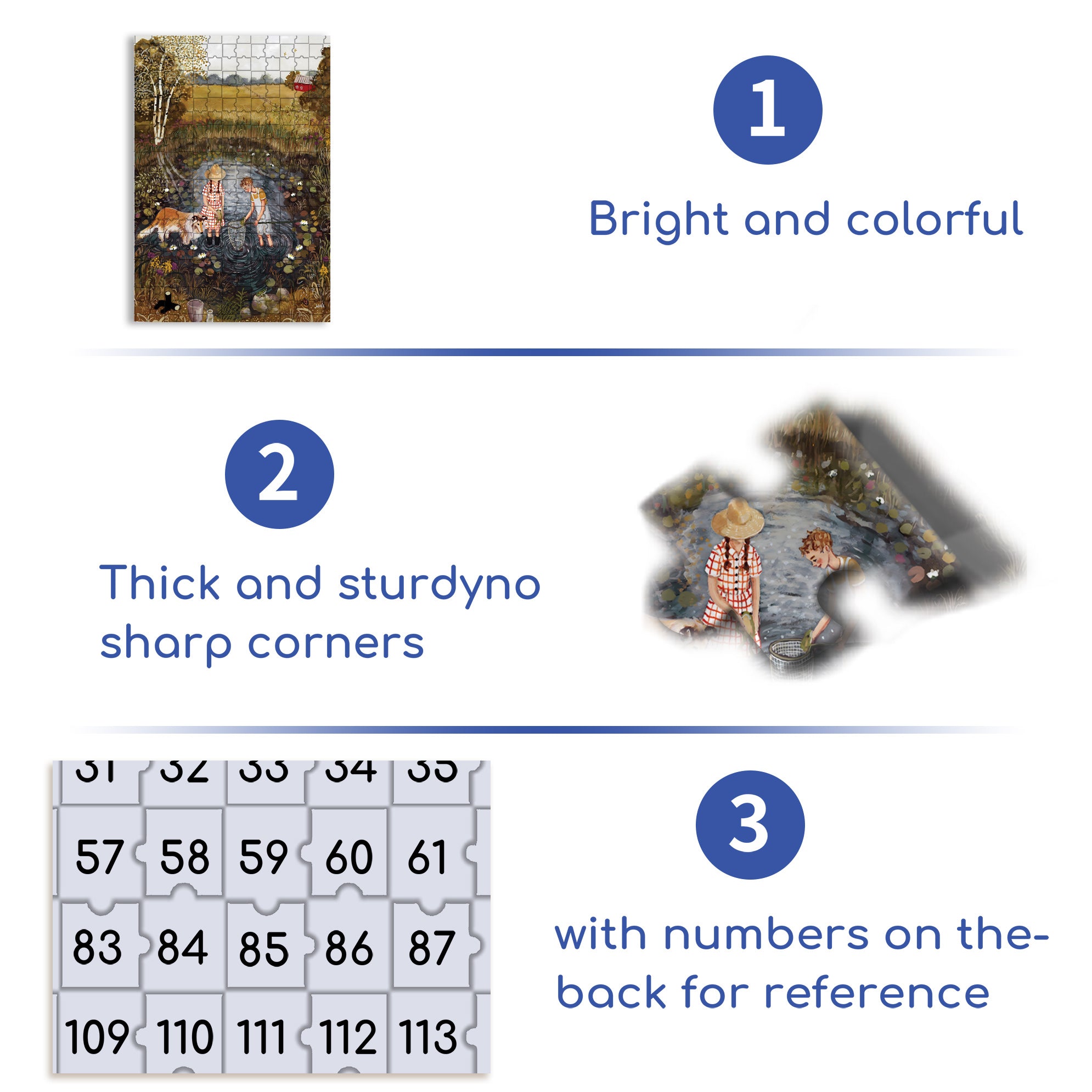 Catch Frogs 500pcs/1000pcs Jigsaw Puzzle, Scratch-Resistant, Interactive Family Game & Brain-Boosting DIY Decor, Perfect for Halloween, Christmas & New Year Gifts, Family Puzzle Game
