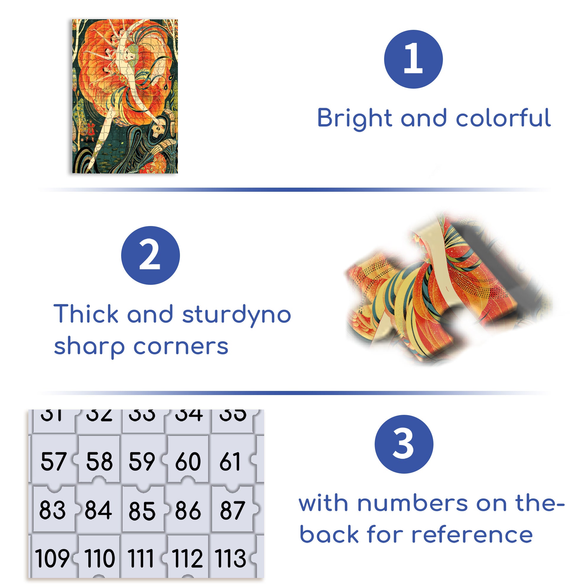 Dancing Girl 500pcs/1000pcs Jigsaw Puzzle, Scratch-Resistant, Interactive Family Game & Brain-Boosting DIY Decor, Perfect for Halloween, Christmas & New Year Gifts, Family Puzzle Game