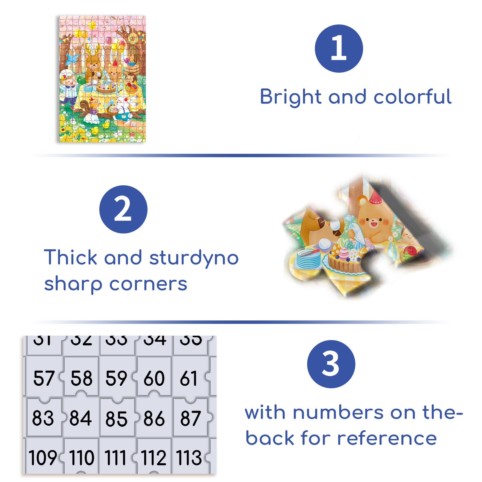 Forest Party Bash 500pcs/1000pcs Jigsaw Puzzle, Scratch-Resistant, Interactive Family Game & Brain-Boosting DIY Decor, Perfect for Halloween, Christmas & New Year Gifts, Family Puzzle Game