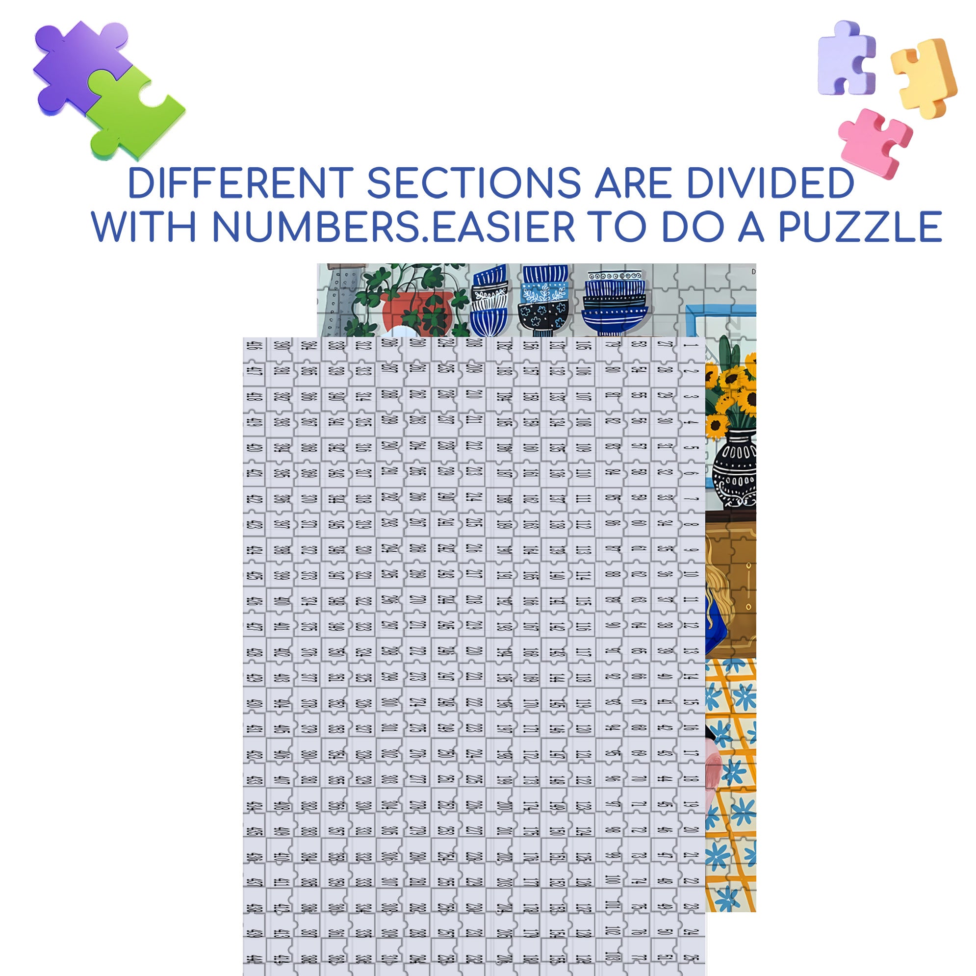 Kitchen Wizard 500pcs/1000pcs Jigsaw Puzzle, Scratch-Resistant, Interactive Family Game & Brain-Boosting DIY Decor, Perfect for Halloween, Christmas & New Year Gifts, Family Puzzle Game