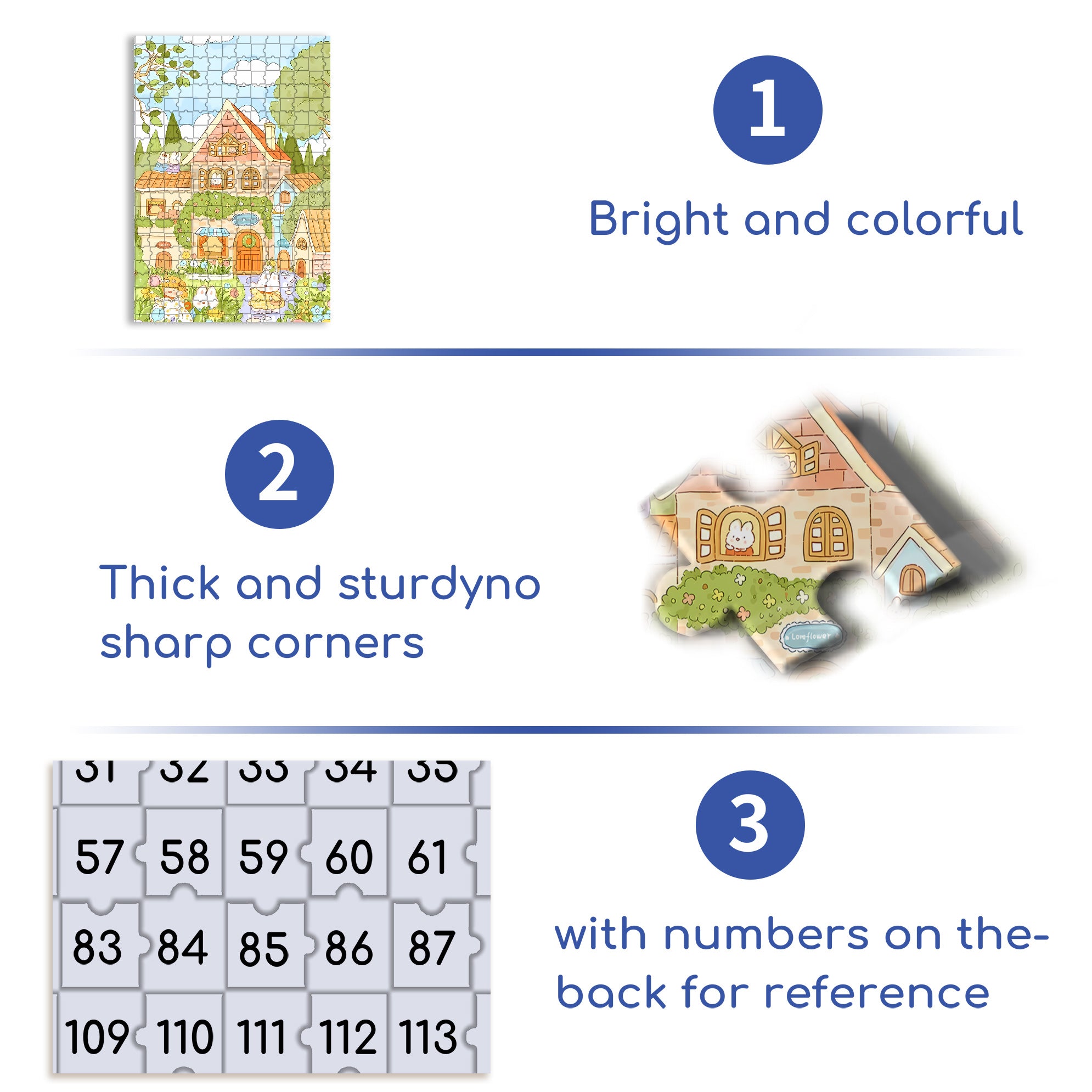 Love Flowers 500pcs/1000pcs Jigsaw Puzzle, Scratch-Resistant, Interactive Family Game & Brain-Boosting DIY Decor, Perfect for Halloween, Christmas & New Year Gifts, Family Puzzle Game