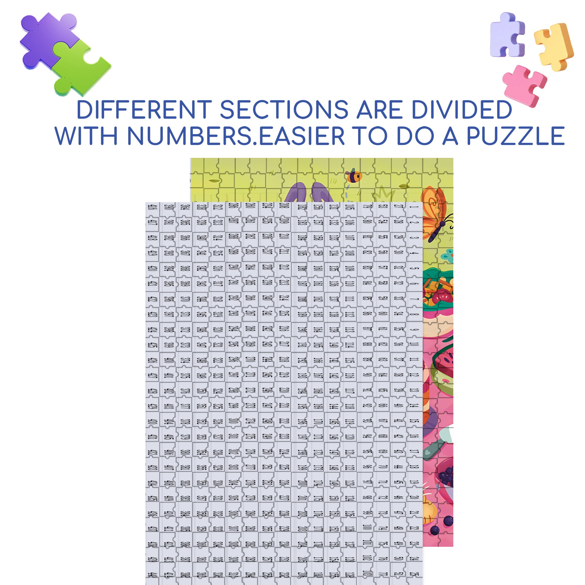 Love Picnics 500pcs/1000pcs Jigsaw Puzzle, Scratch-Resistant, Interactive Family Game & Brain-Boosting DIY Decor, Perfect for Halloween, Christmas & New Year Gifts, Family Puzzle Game