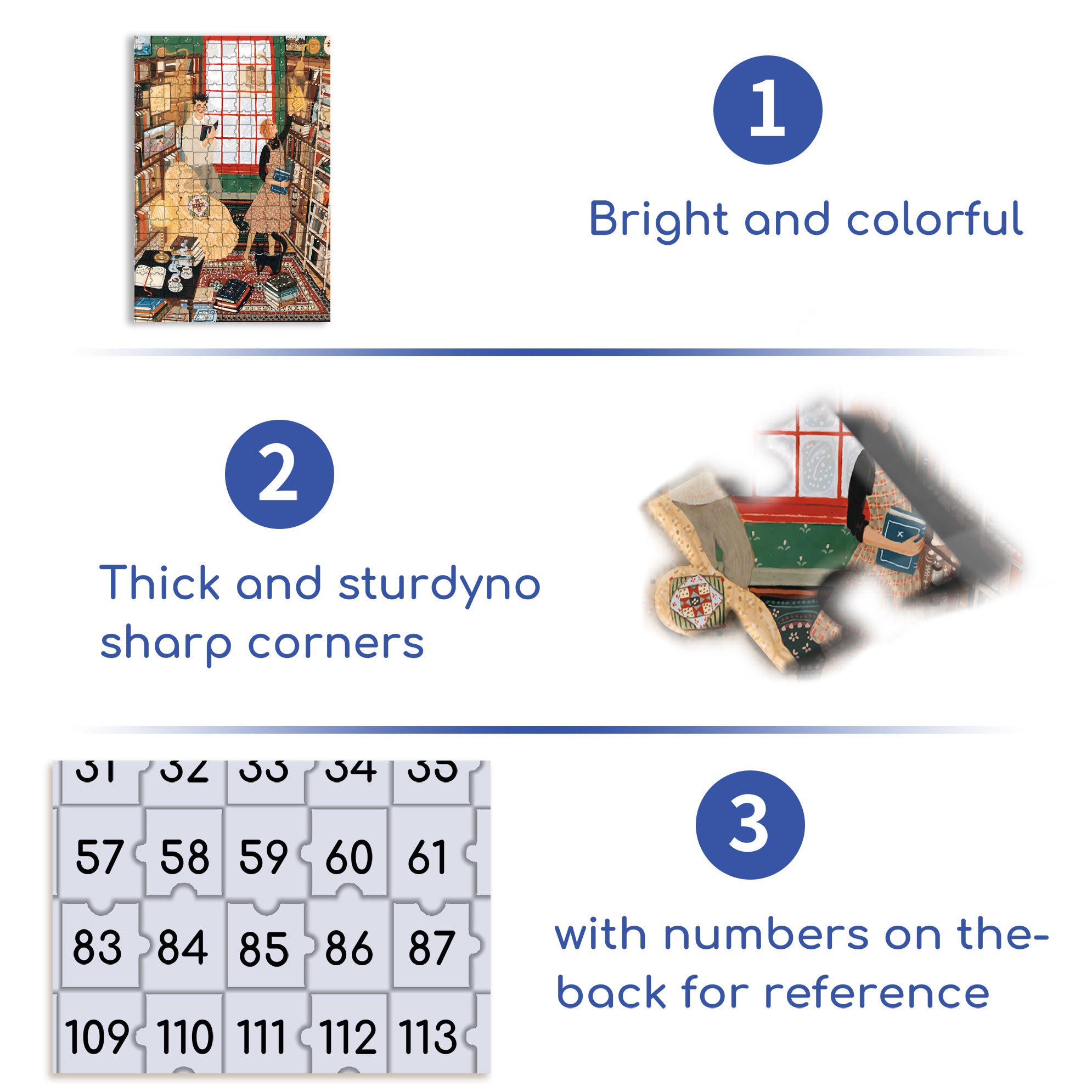 Quill And Parchment 500pcs/1000pcs Jigsaw Puzzle, Scratch-Resistant, Interactive Family Game & Brain-Boosting DIY Decor, Perfect for Halloween, Christmas & New Year Gifts, Family Puzzle Game