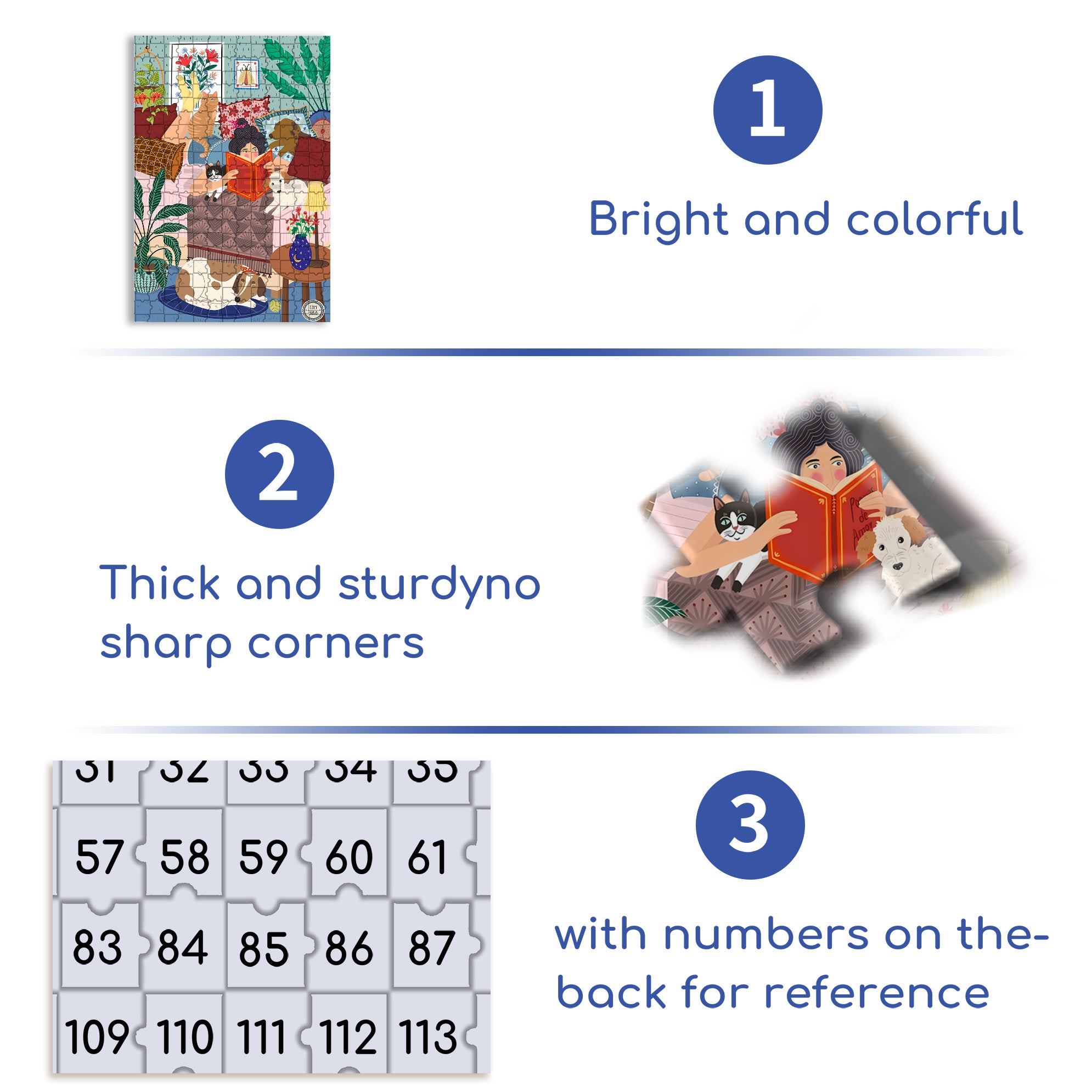 Read 500pcs/1000pcs Jigsaw Puzzle, Scratch-Resistant, Interactive Family Game & Brain-Boosting DIY Decor, Perfect for Halloween, Christmas & New Year Gifts, Family Puzzle Game