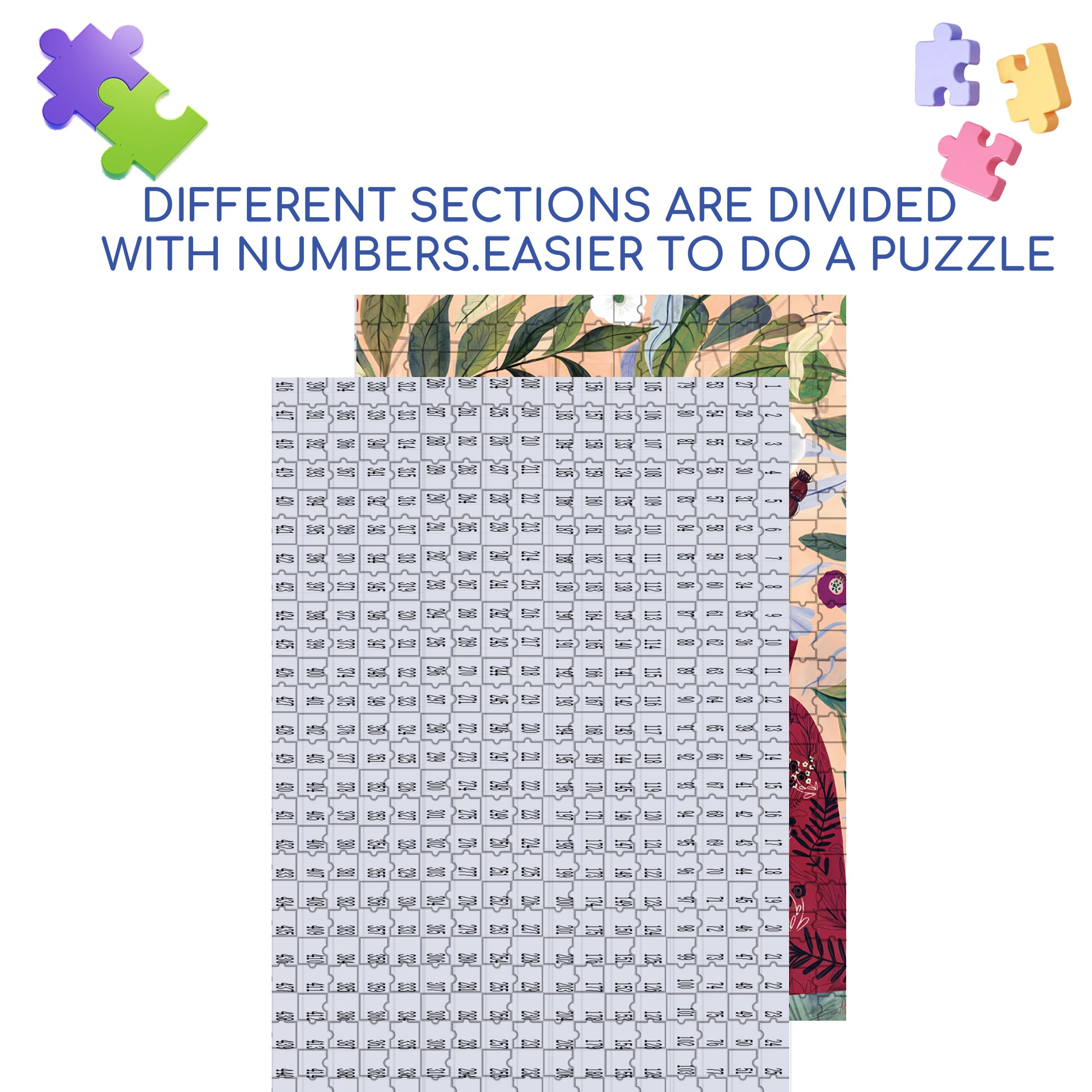 The Plant Lady 500pcs/1000pcs Jigsaw Puzzle, Scratch-Resistant, Interactive Family Game & Brain-Boosting DIY Decor, Perfect for Halloween, Christmas & New Year Gifts, Family Puzzle Game