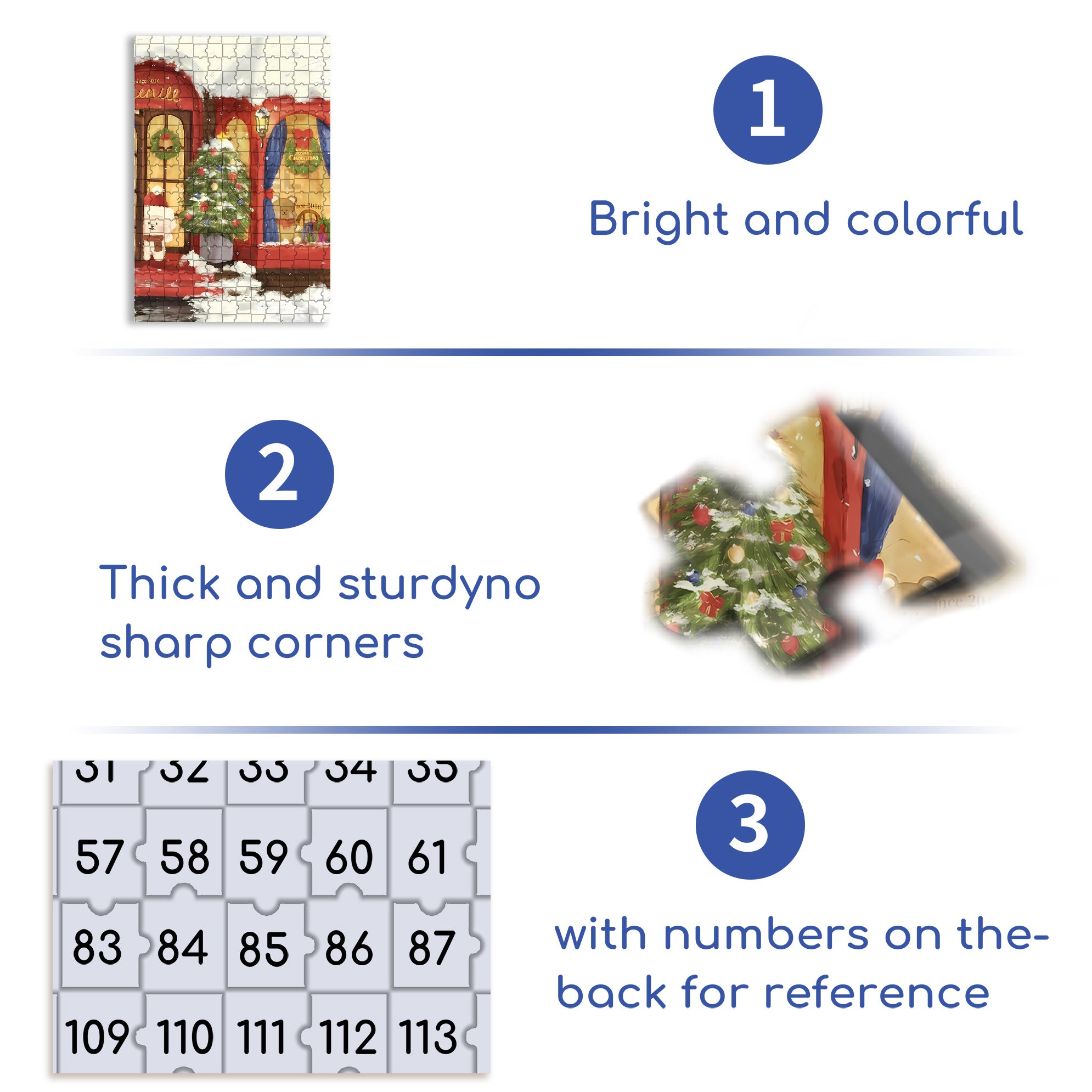 A Merry Trip 500pcs/1000pcs Jigsaw Puzzle, Scratch-Resistant, Interactive Family Game & Brain-Boosting DIY Decor, Perfect for Halloween, Christmas & New Year Gifts, Family Puzzle Game