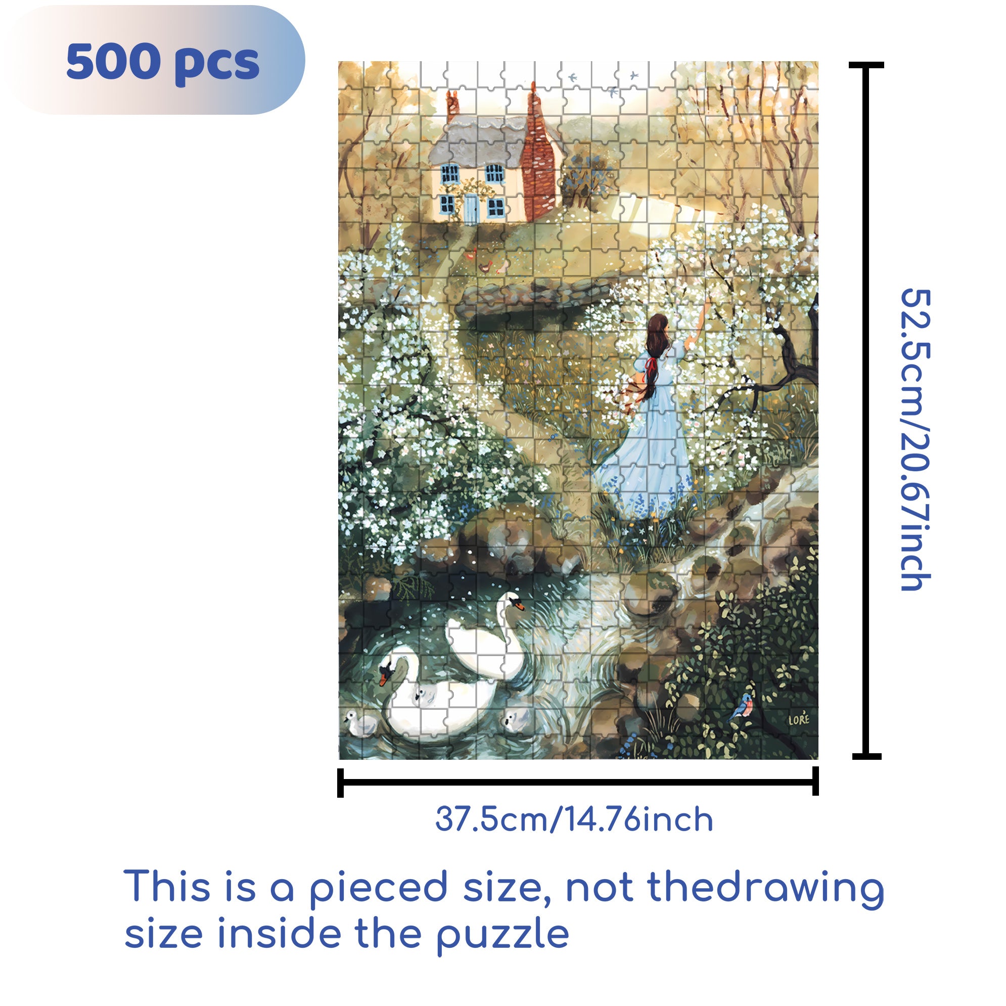 A Quiet Place 500pcs/1000pcs Jigsaw Puzzle, Scratch-Resistant, Interactive Family Game & Brain-Boosting DIY Decor, Perfect for Halloween, Christmas & New Year Gifts, Family Puzzle Game