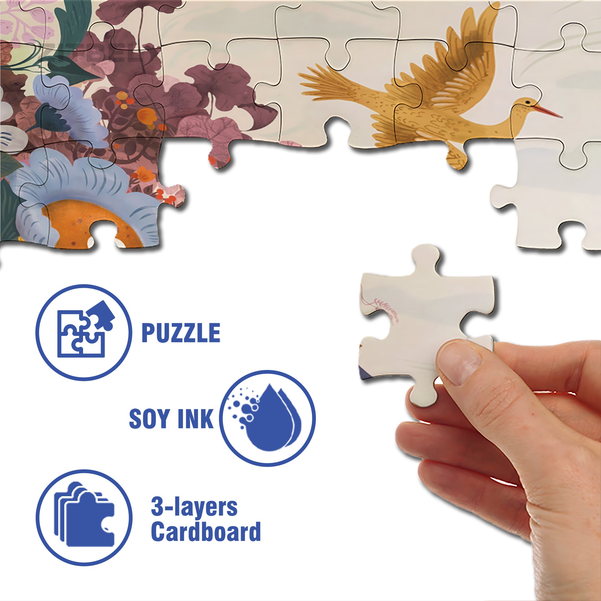 Anna's Wonderful World 500pcs/1000pcs Jigsaw Puzzle, Scratch-Resistant, Interactive Family Game & Brain-Boosting DIY Decor, Perfect for Halloween, Christmas & New Year Gifts, Family Puzzle Game
