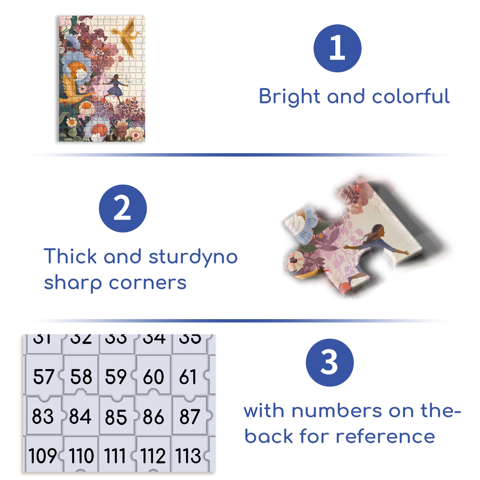 Anna's Wonderful World 500pcs/1000pcs Jigsaw Puzzle, Scratch-Resistant, Interactive Family Game & Brain-Boosting DIY Decor, Perfect for Halloween, Christmas & New Year Gifts, Family Puzzle Game