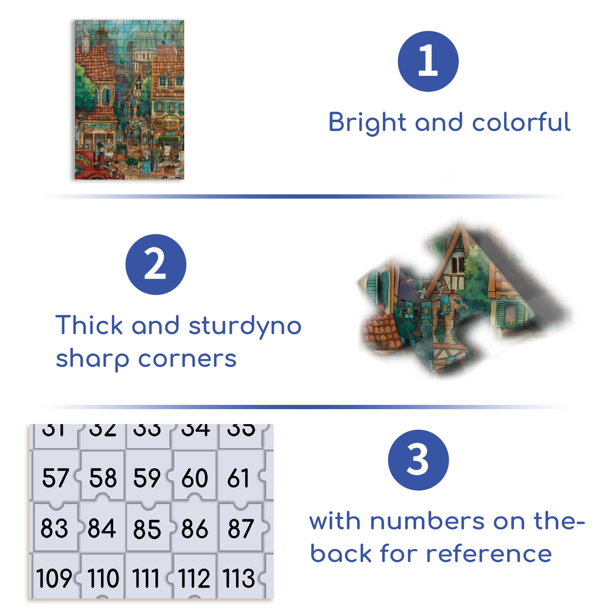 Busy Life 500pcs/1000pcs Jigsaw Puzzle, Scratch-Resistant, Interactive Family Game & Brain-Boosting DIY Decor, Perfect for Halloween, Christmas & New Year Gifts, Family Puzzle Game