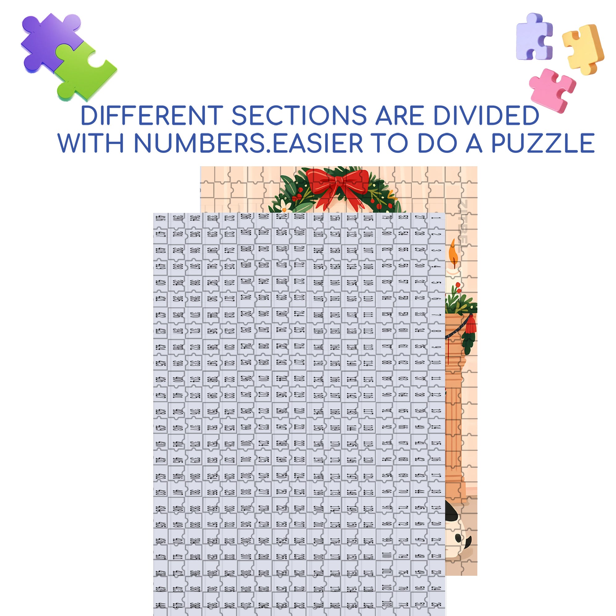 French Bulldog 500pcs/1000pcs Jigsaw Puzzle, Scratch-Resistant, Interactive Family Game & Brain-Boosting DIY Decor, Perfect for Halloween, Christmas & New Year Gifts, Family Puzzle Game