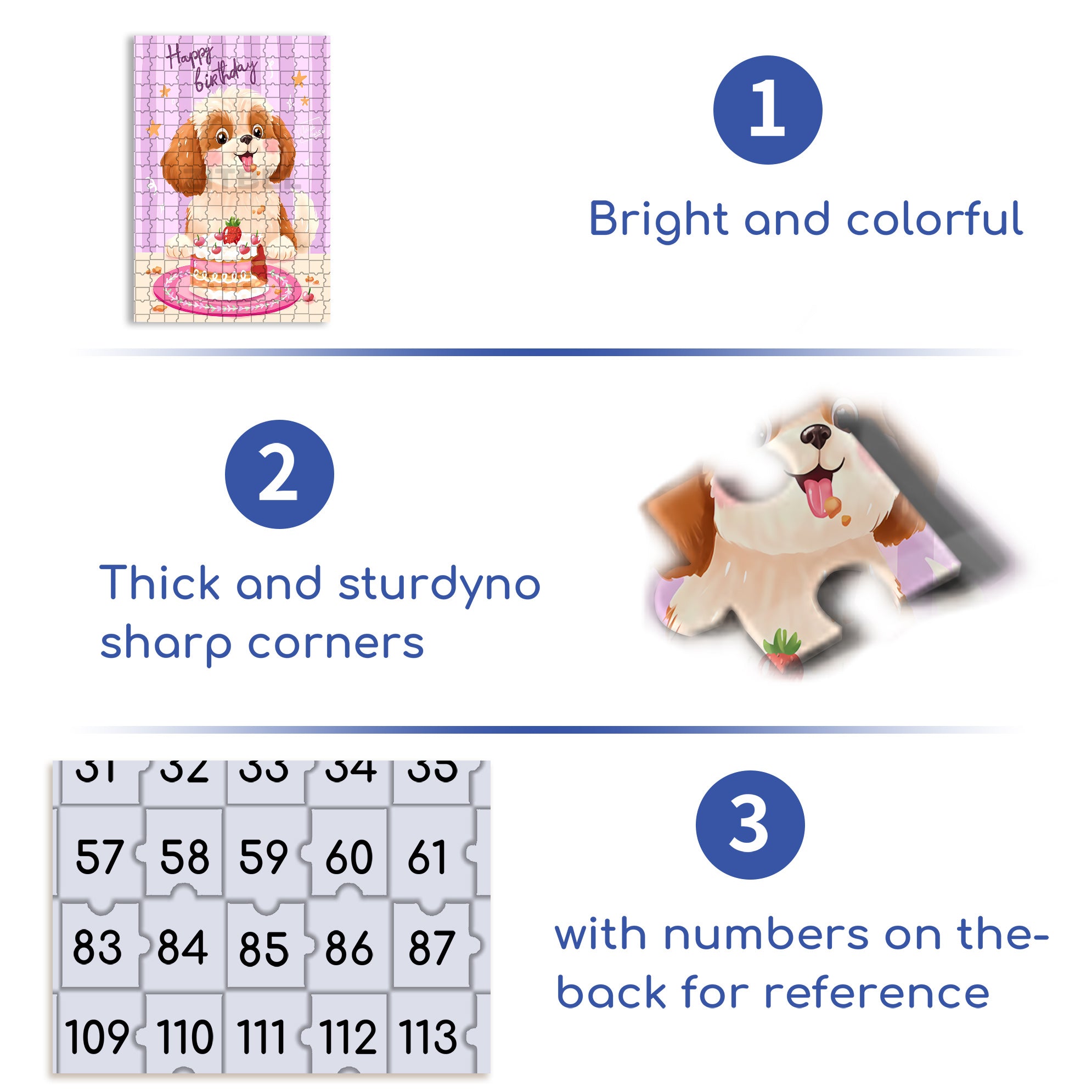 My Newest Birthday 500pcs/1000pcs Jigsaw Puzzle, Scratch-Resistant, Interactive Family Game & Brain-Boosting DIY Decor, Perfect for Halloween, Christmas & New Year Gifts, Family Puzzle Game