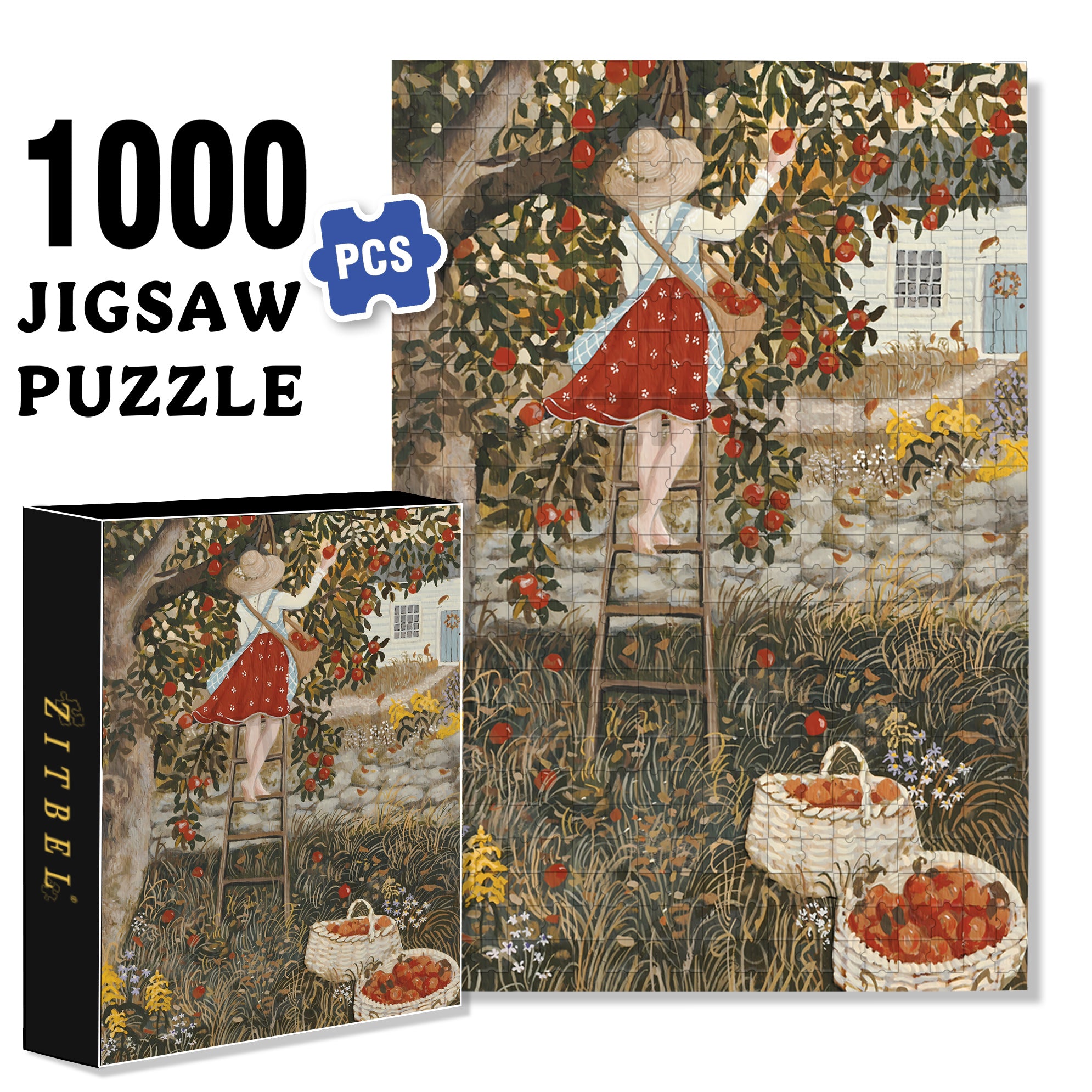 One Day In September 500pcs/1000pcs Jigsaw Puzzle, Scratch-Resistant, Interactive Family Game & Brain-Boosting DIY Decor, Perfect for Halloween, Christmas & New Year Gifts, Family Puzzle Game