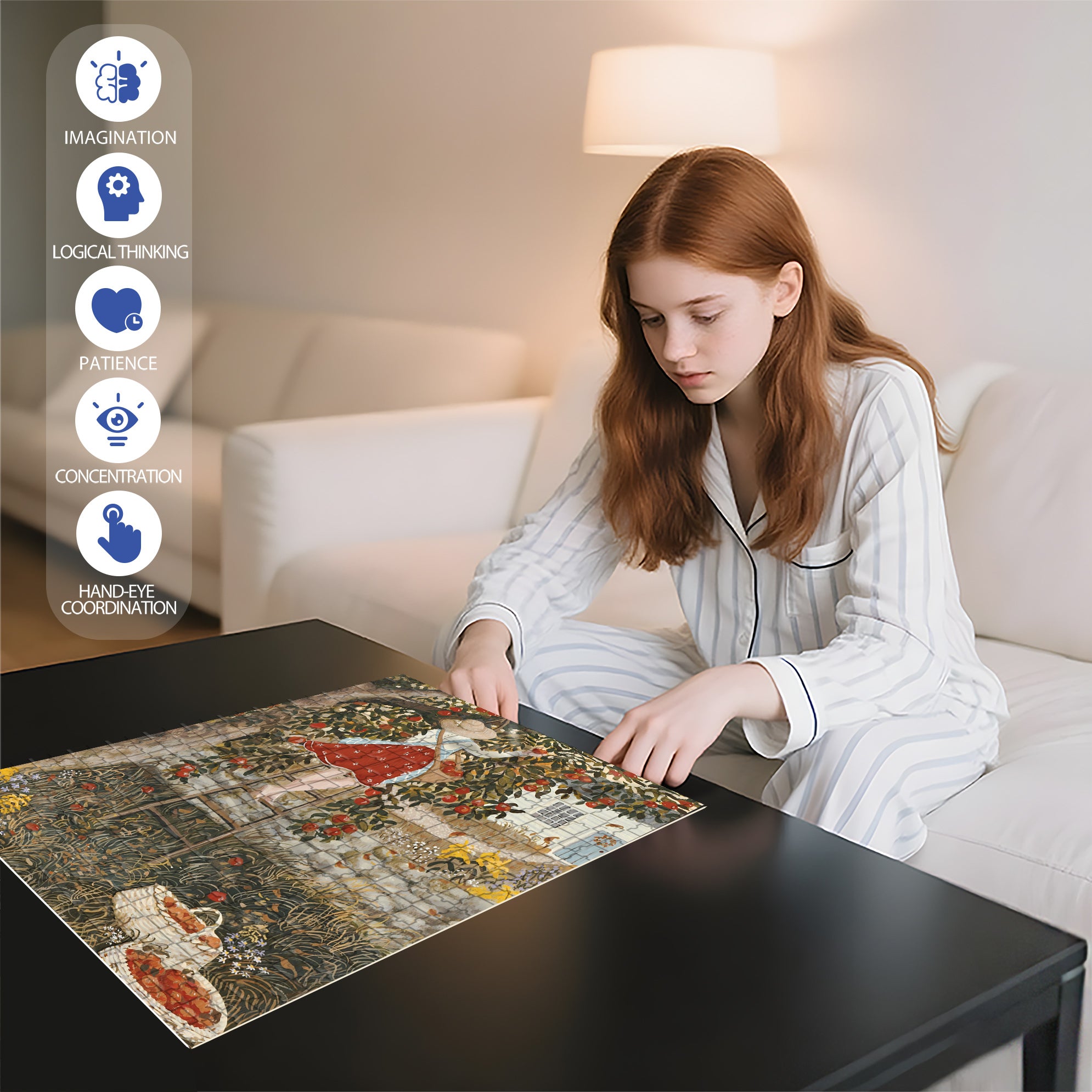 One Day In September 500pcs/1000pcs Jigsaw Puzzle, Scratch-Resistant, Interactive Family Game & Brain-Boosting DIY Decor, Perfect for Halloween, Christmas & New Year Gifts, Family Puzzle Game