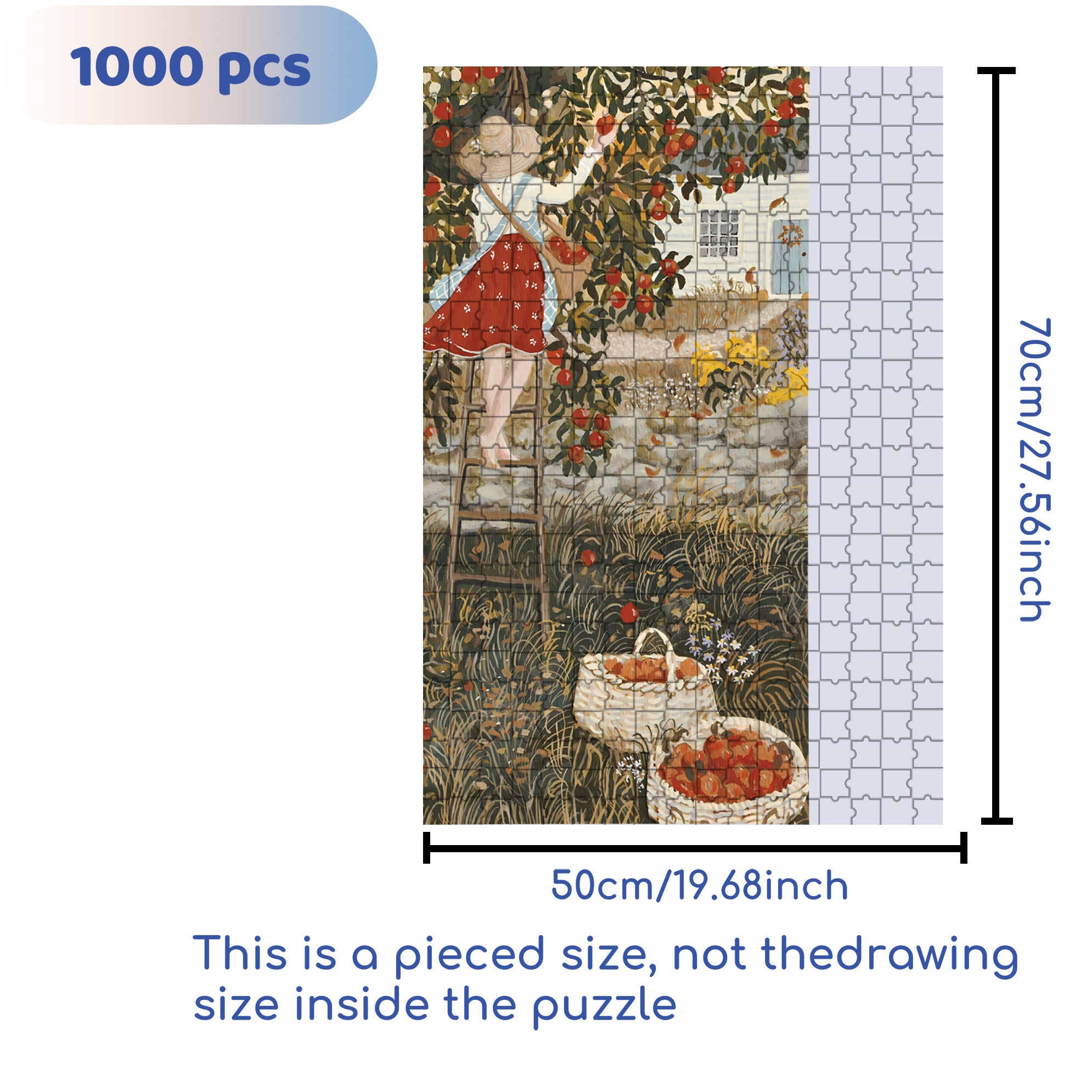 One Day In September 500pcs/1000pcs Jigsaw Puzzle, Scratch-Resistant, Interactive Family Game & Brain-Boosting DIY Decor, Perfect for Halloween, Christmas & New Year Gifts, Family Puzzle Game
