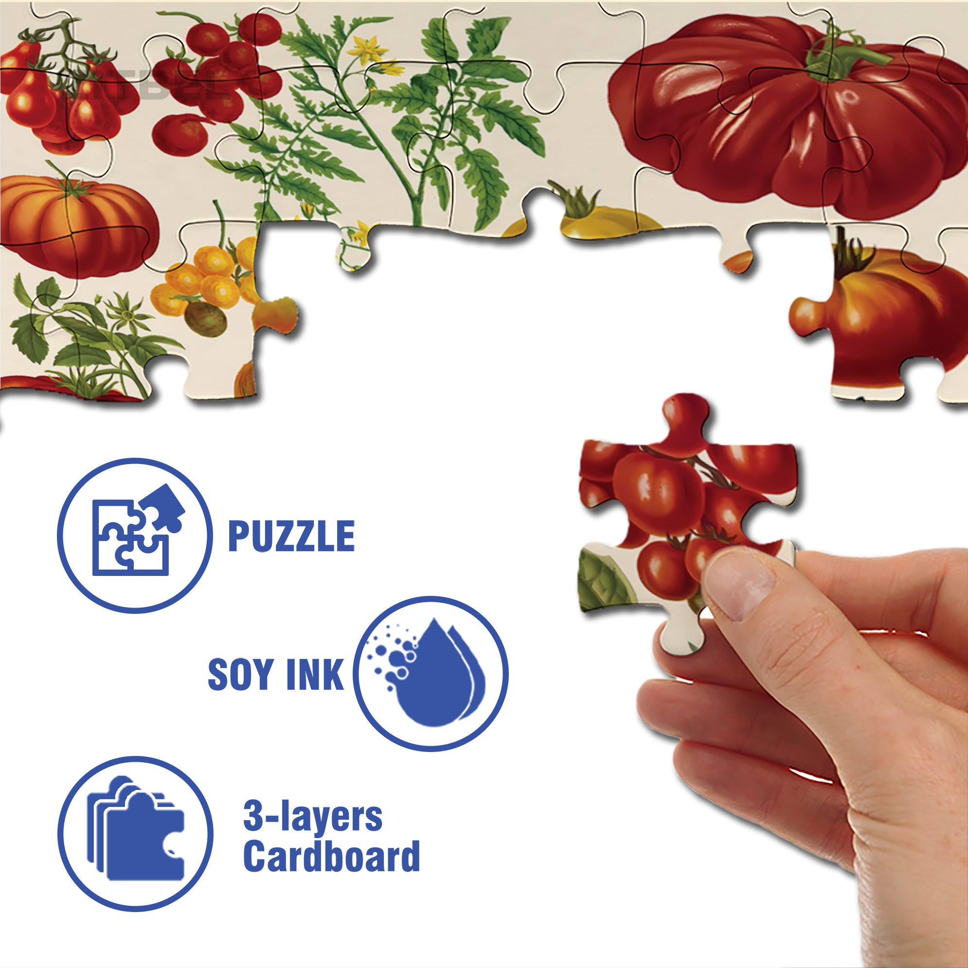 The Tomato Alliance 500pcs/1000pcs Jigsaw Puzzle, Scratch-Resistant, Interactive Family Game & Brain-Boosting DIY Decor, Perfect for Halloween, Christmas & New Year Gifts, Family Puzzle Game