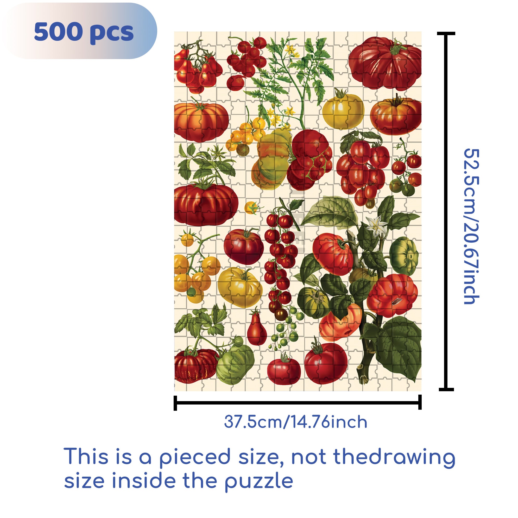 The Tomato Alliance 500pcs/1000pcs Jigsaw Puzzle, Scratch-Resistant, Interactive Family Game & Brain-Boosting DIY Decor, Perfect for Halloween, Christmas & New Year Gifts, Family Puzzle Game