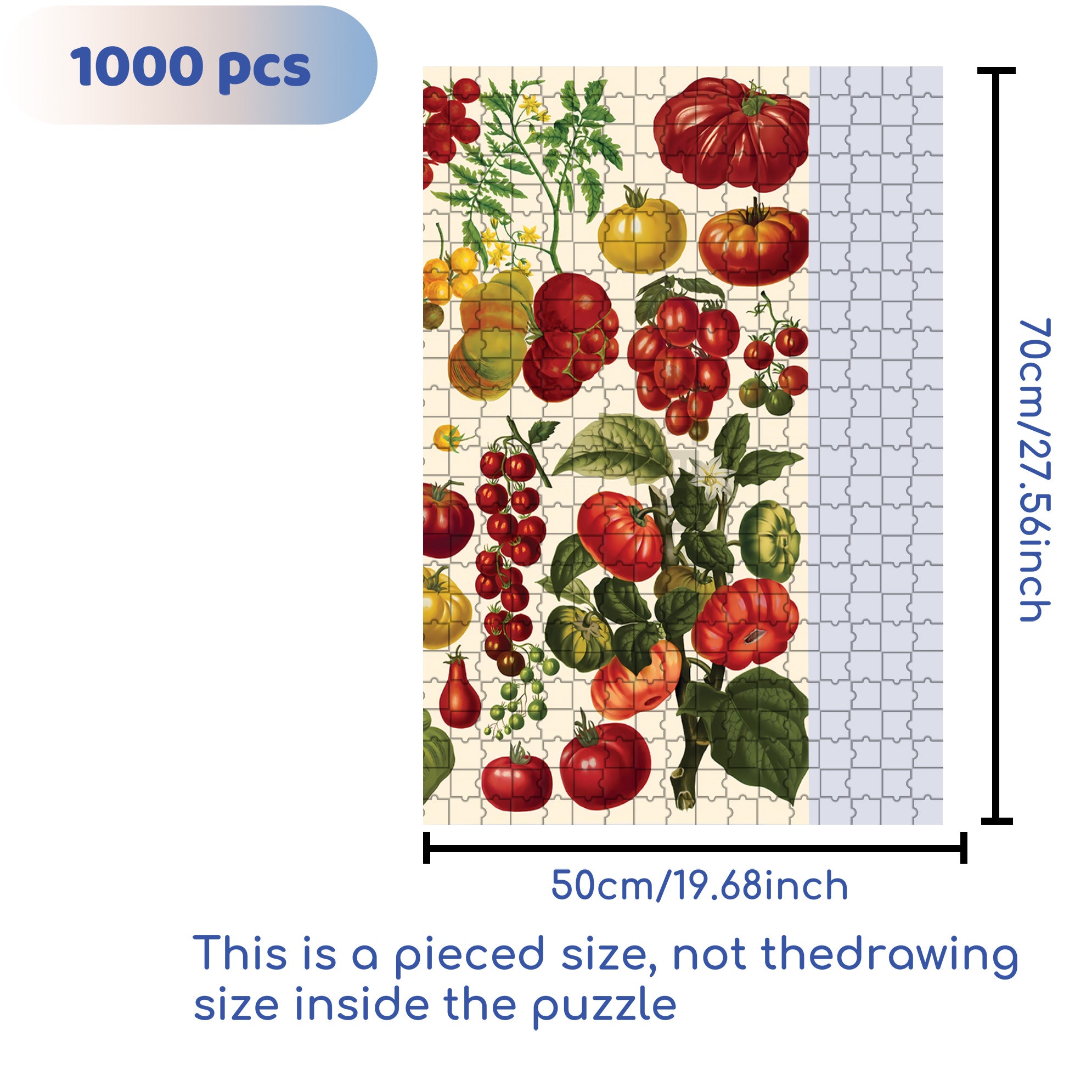 The Tomato Alliance 500pcs/1000pcs Jigsaw Puzzle, Scratch-Resistant, Interactive Family Game & Brain-Boosting DIY Decor, Perfect for Halloween, Christmas & New Year Gifts, Family Puzzle Game