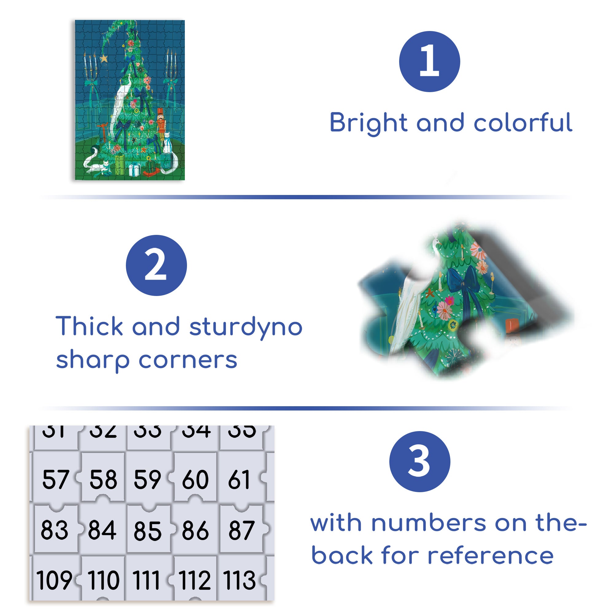 Under the Christmas Tree 500pcs/1000pcs Jigsaw Puzzle, Scratch-Resistant, Interactive Family Game & Brain-Boosting DIY Decor, Perfect for Halloween, Christmas & New Year Gifts, Family Puzzle Game