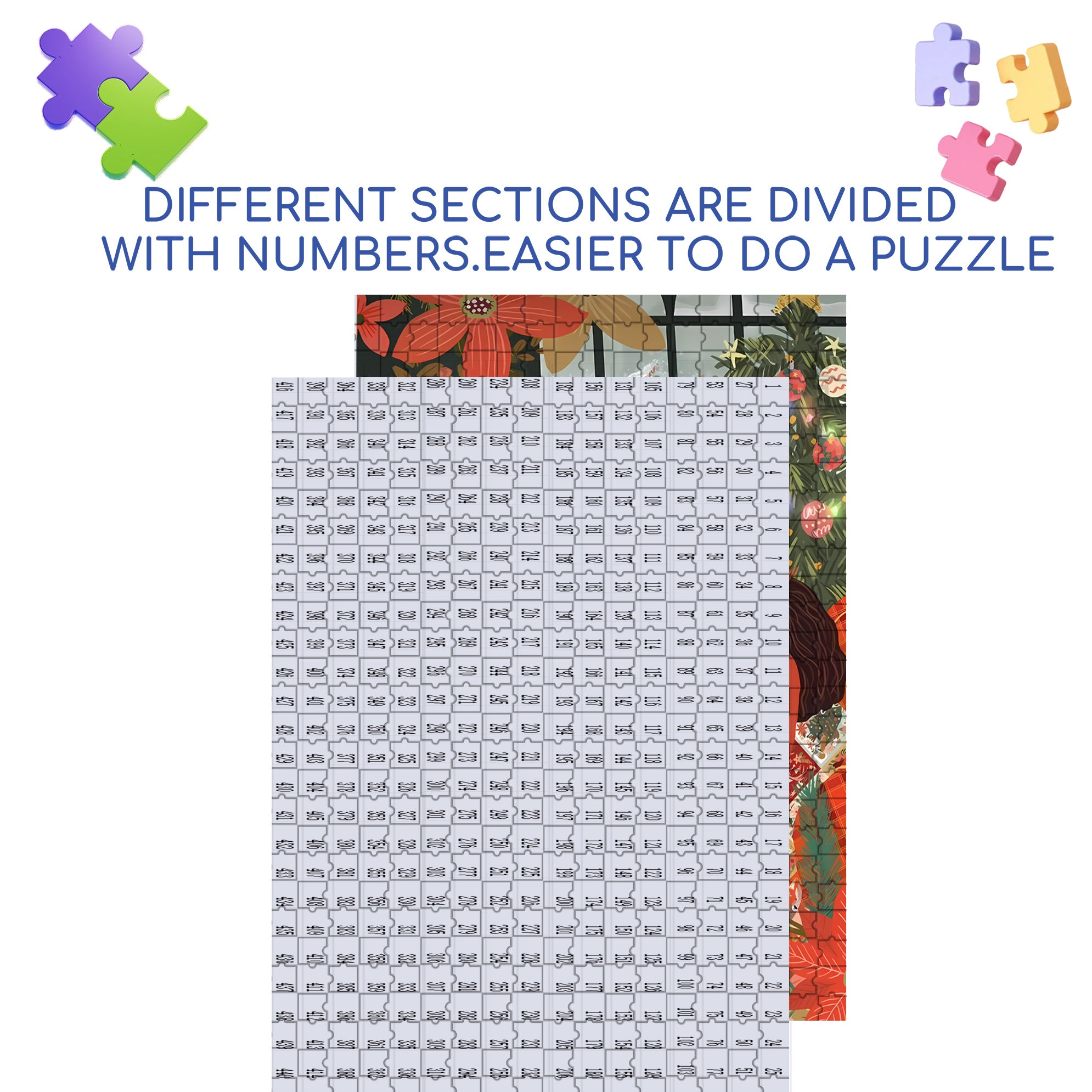 Winter Memories 500pcs/1000pcs Jigsaw Puzzle, Scratch-Resistant, Interactive Family Game & Brain-Boosting DIY Decor, Perfect for Halloween, Christmas & New Year Gifts, Family Puzzle Game