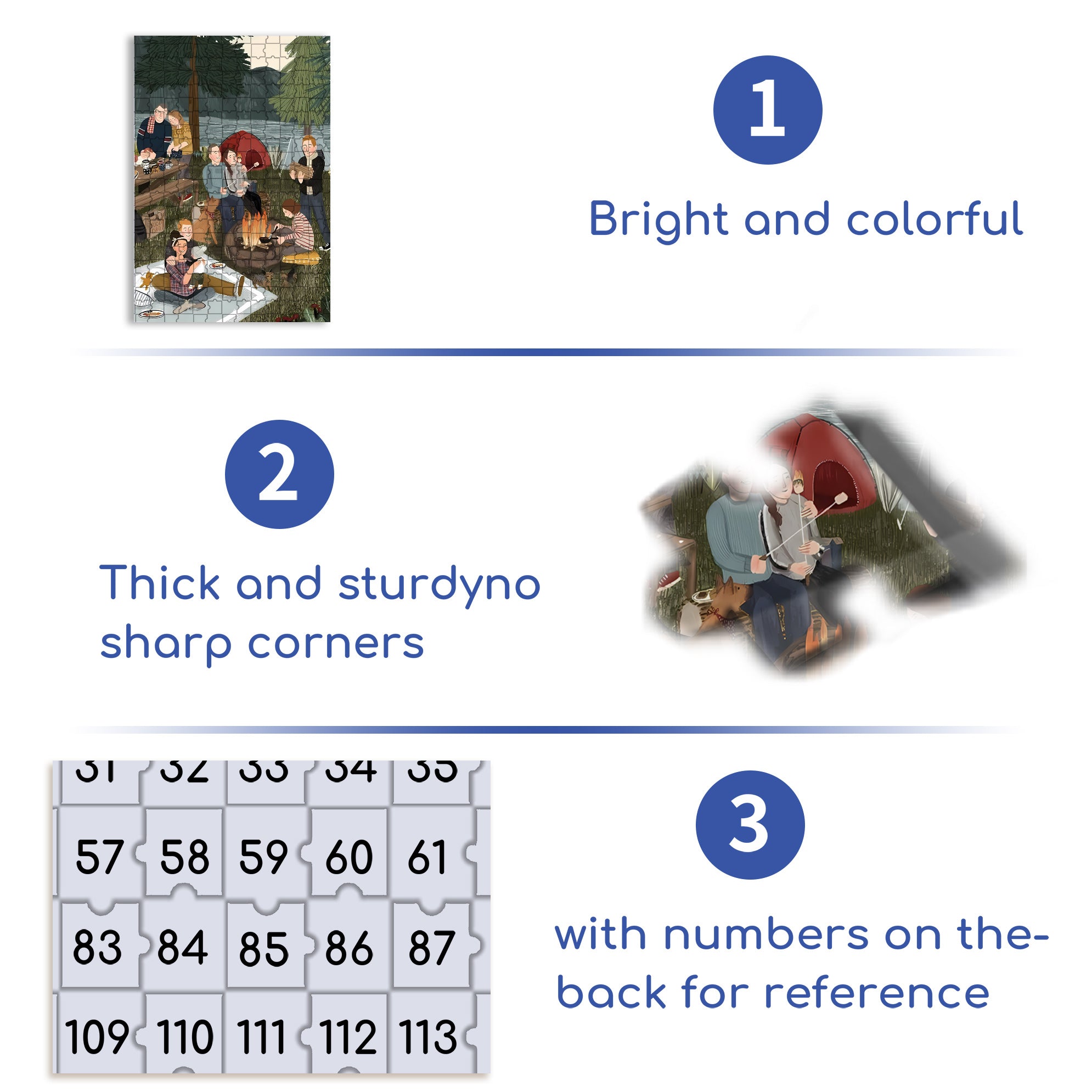 A Field Trip 500pcs/1000pcs Jigsaw Puzzle, Scratch-Resistant, Interactive Family Game & Brain-Boosting DIY Decor, Perfect for Halloween, Christmas & New Year Gifts, Family Puzzle Game