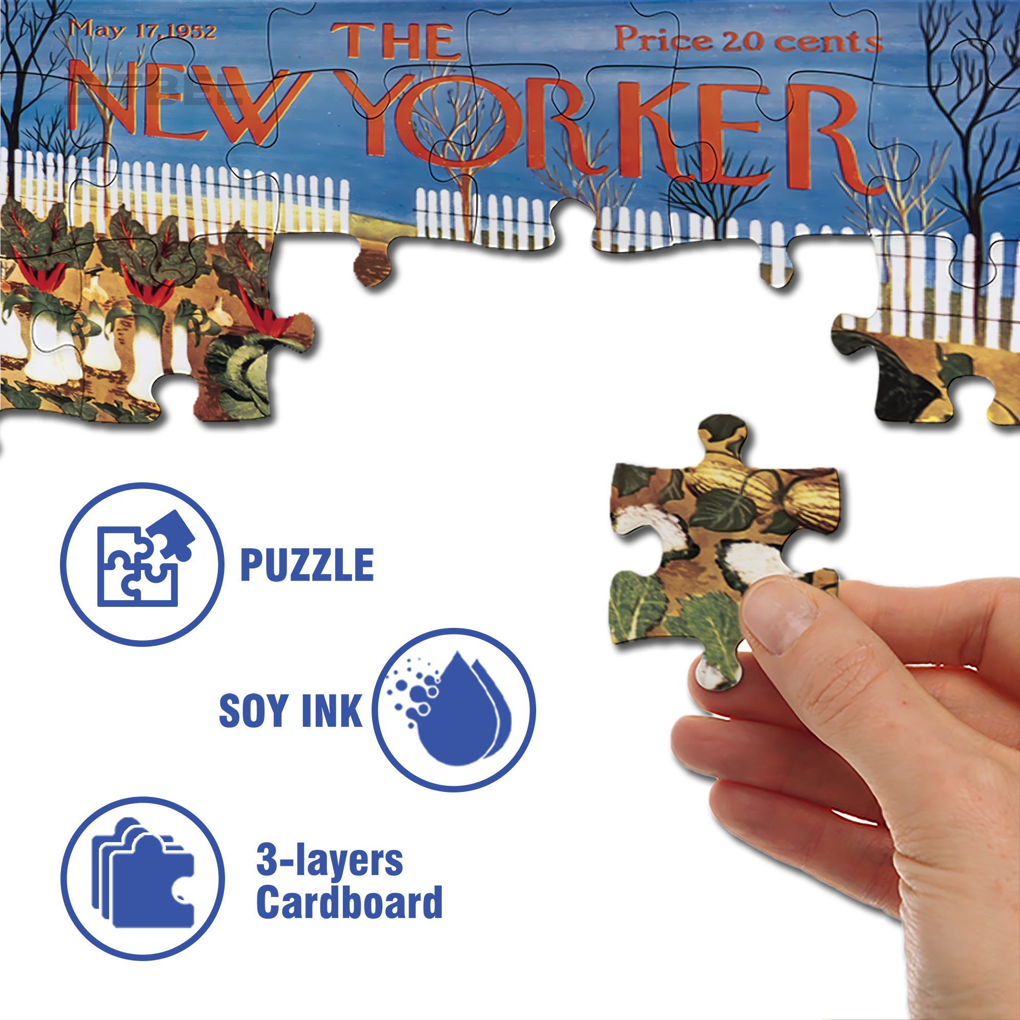 A Master Gardener 500pcs/1000pcs Jigsaw Puzzle, Scratch-Resistant, Interactive Family Game & Brain-Boosting DIY Decor, Perfect for Halloween, Christmas & New Year Gifts, Family Puzzle Game