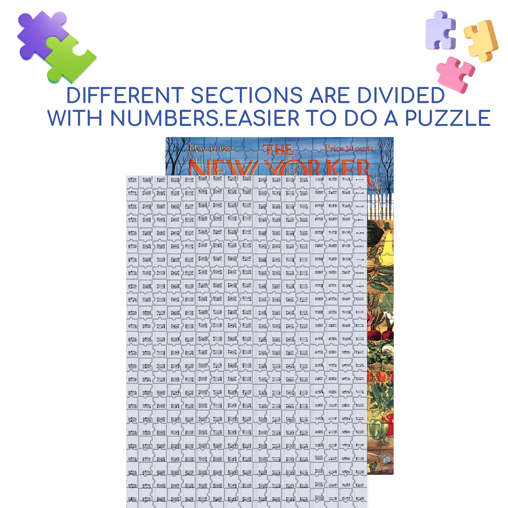 A Master Gardener 500pcs/1000pcs Jigsaw Puzzle, Scratch-Resistant, Interactive Family Game & Brain-Boosting DIY Decor, Perfect for Halloween, Christmas & New Year Gifts, Family Puzzle Game