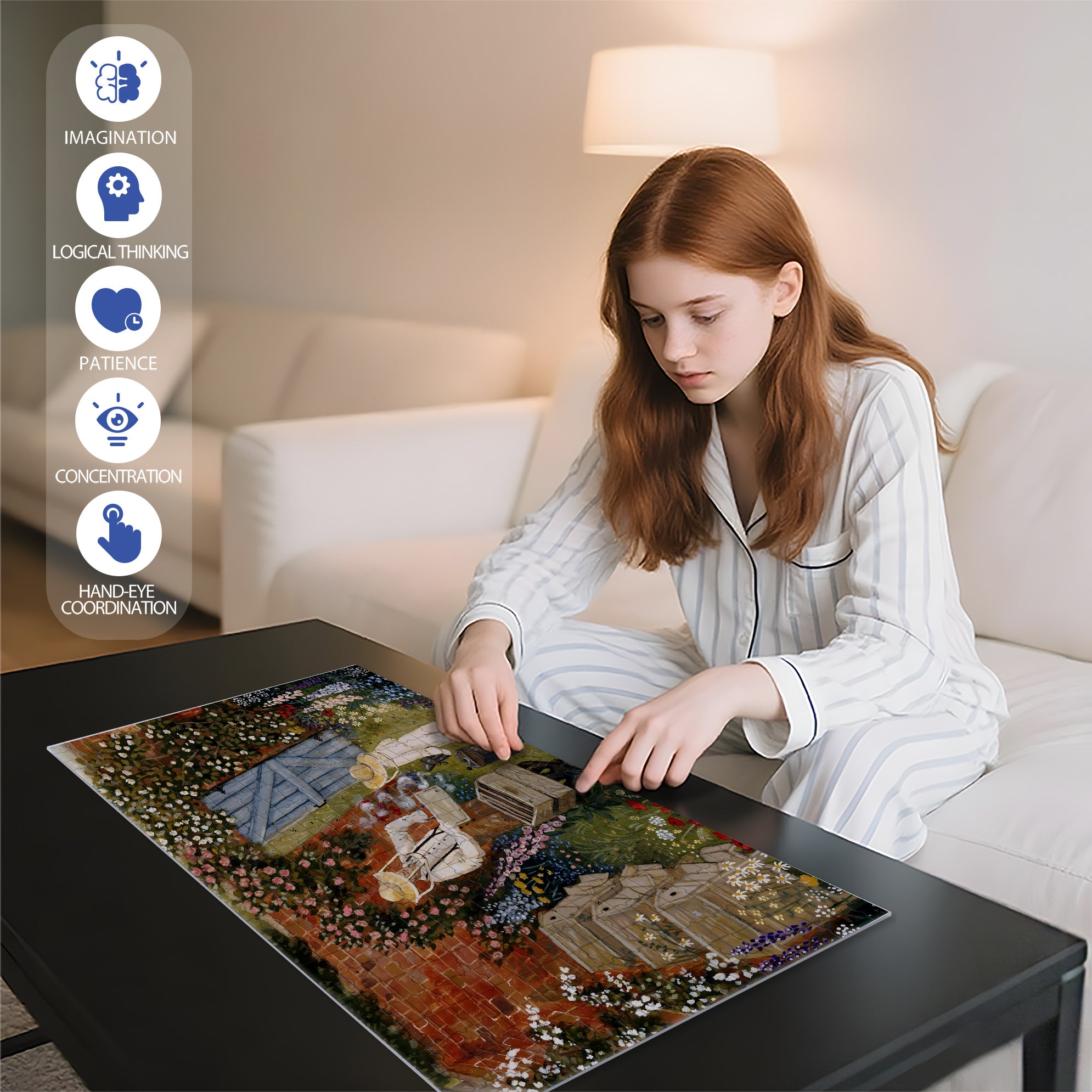 Bee Keeper 500pcs/1000pcs Jigsaw Puzzle, Scratch-Resistant, Interactive Family Game & Brain-Boosting DIY Decor, Perfect for Halloween, Christmas & New Year Gifts, Family Puzzle Game