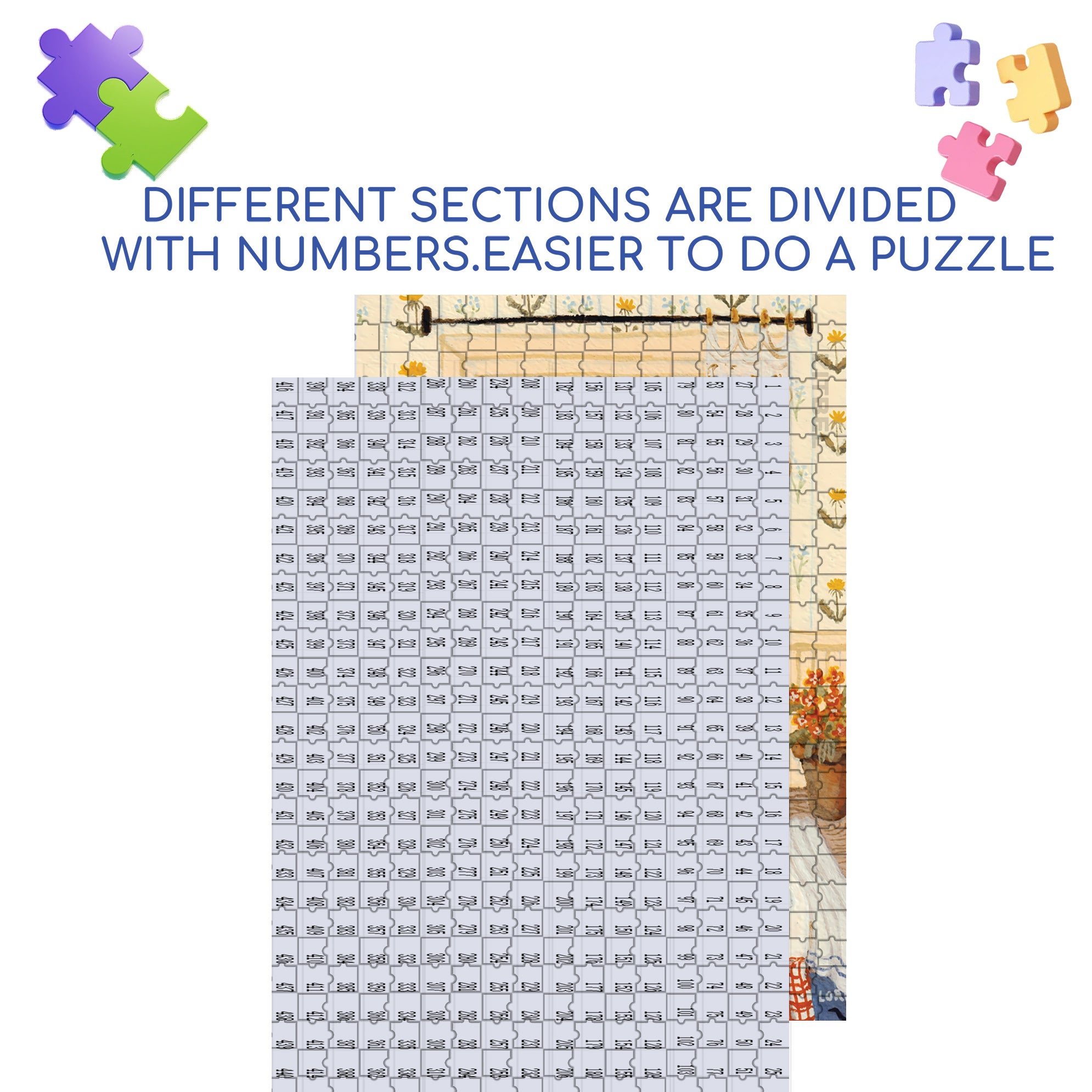 Catherine's Kitchen 500pcs/1000pcs Jigsaw Puzzle, Scratch-Resistant, Interactive Family Game & Brain-Boosting DIY Decor, Perfect for Halloween, Christmas & New Year Gifts, Family Puzzle Game