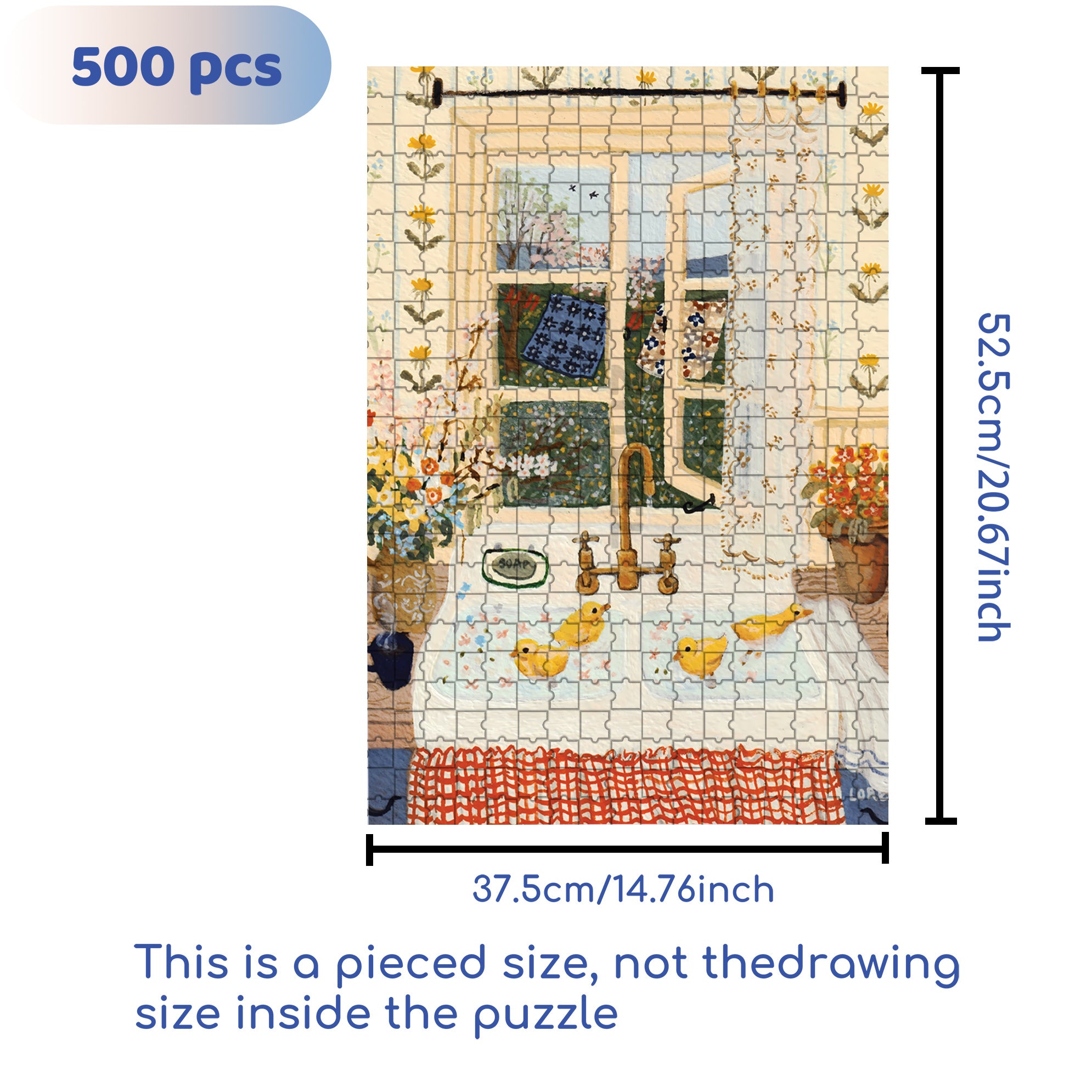 Catherine's Kitchen 500pcs/1000pcs Jigsaw Puzzle, Scratch-Resistant, Interactive Family Game & Brain-Boosting DIY Decor, Perfect for Halloween, Christmas & New Year Gifts, Family Puzzle Game