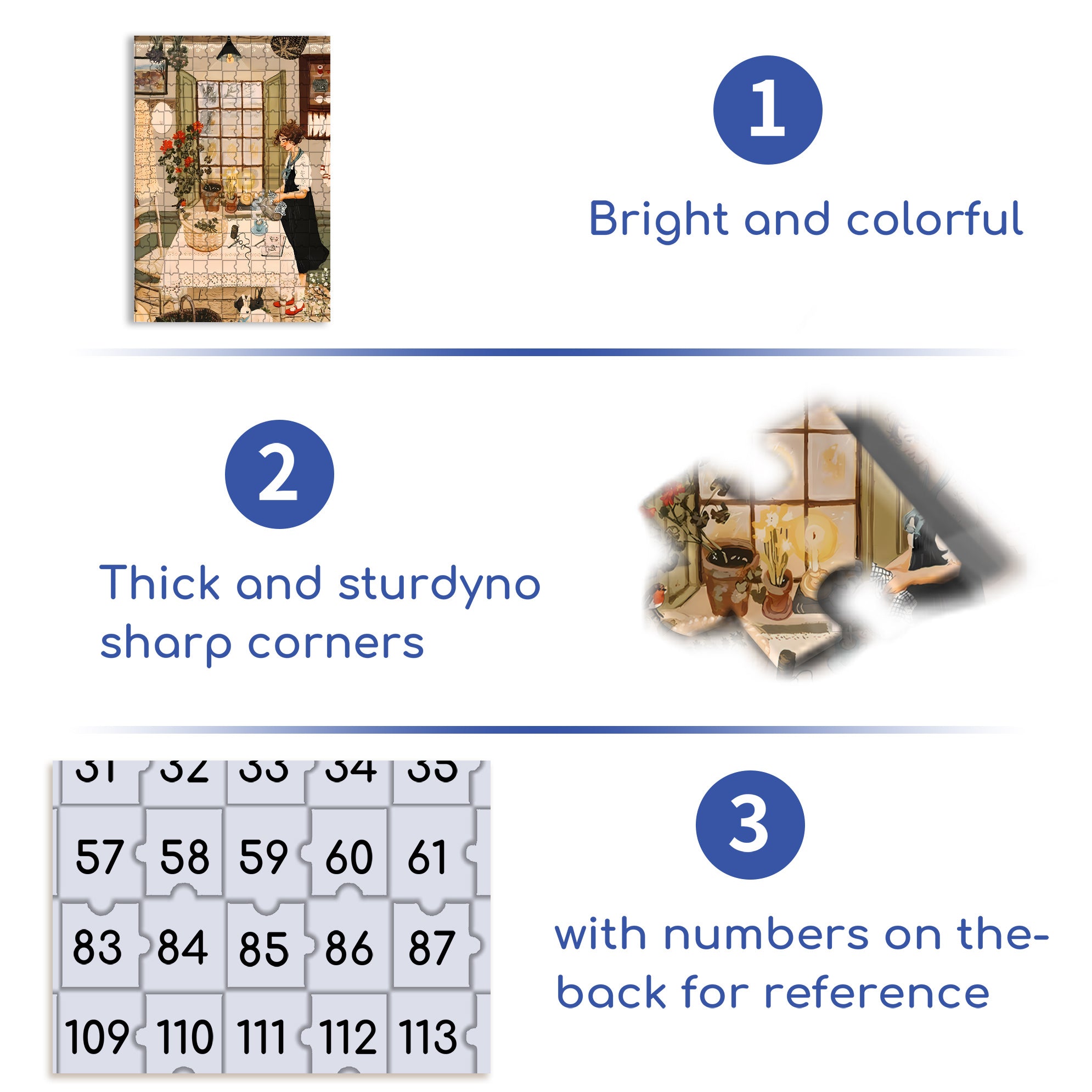 Everything I Loved in March 500pcs/1000pcs Jigsaw Puzzle, Scratch-Resistant, Interactive Family Game & Brain-Boosting DIY Decor, Perfect for Halloween, Christmas & New Year Gifts, Family Puzzle Game