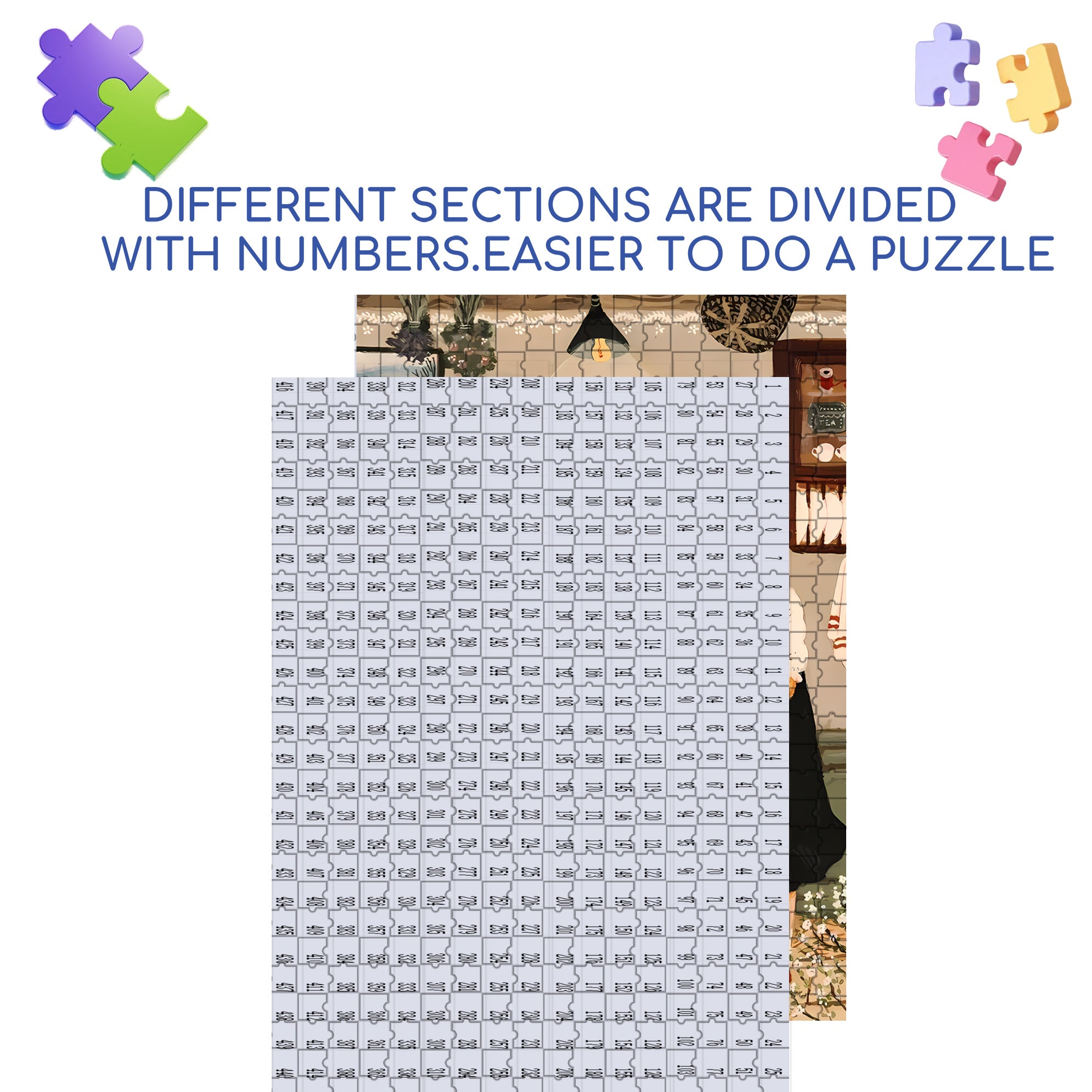 Everything I Loved in March 500pcs/1000pcs Jigsaw Puzzle, Scratch-Resistant, Interactive Family Game & Brain-Boosting DIY Decor, Perfect for Halloween, Christmas & New Year Gifts, Family Puzzle Game