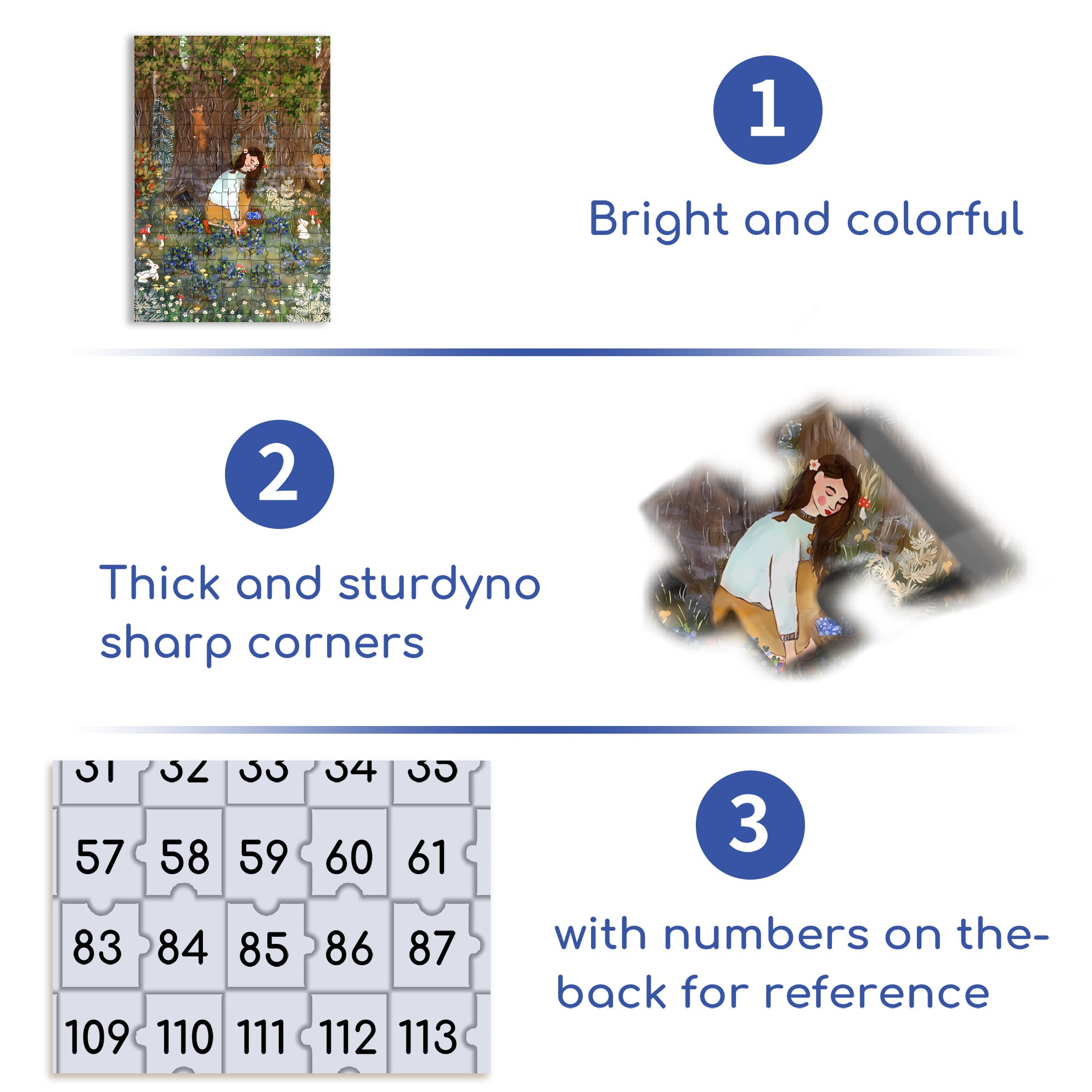 Harvesting Berries 500pcs/1000pcs Jigsaw Puzzle, Scratch-Resistant, Interactive Family Game & Brain-Boosting DIY Decor, Perfect for Halloween, Christmas & New Year Gifts, Family Puzzle Game