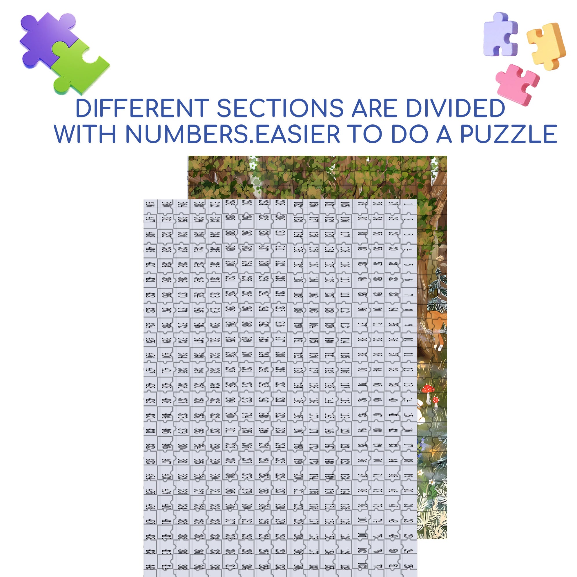 Harvesting Berries 500pcs/1000pcs Jigsaw Puzzle, Scratch-Resistant, Interactive Family Game & Brain-Boosting DIY Decor, Perfect for Halloween, Christmas & New Year Gifts, Family Puzzle Game