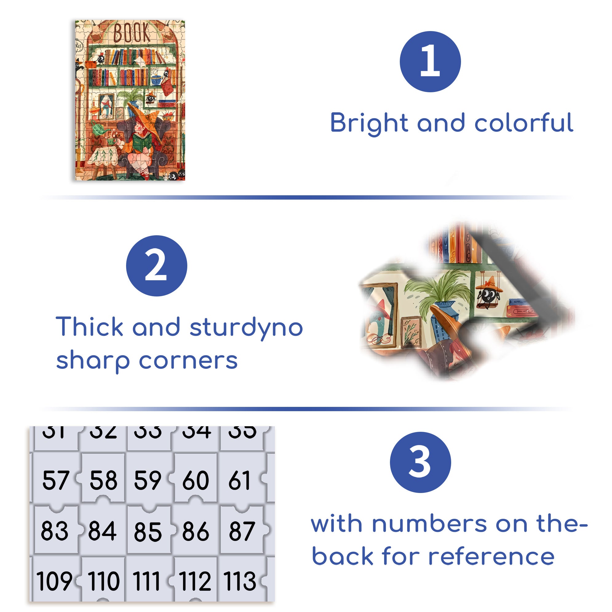 Magical Girl 500pcs/1000pcs Jigsaw Puzzle, Scratch-Resistant, Interactive Family Game & Brain-Boosting DIY Decor, Perfect for Halloween, Christmas & New Year Gifts, Family Puzzle Game