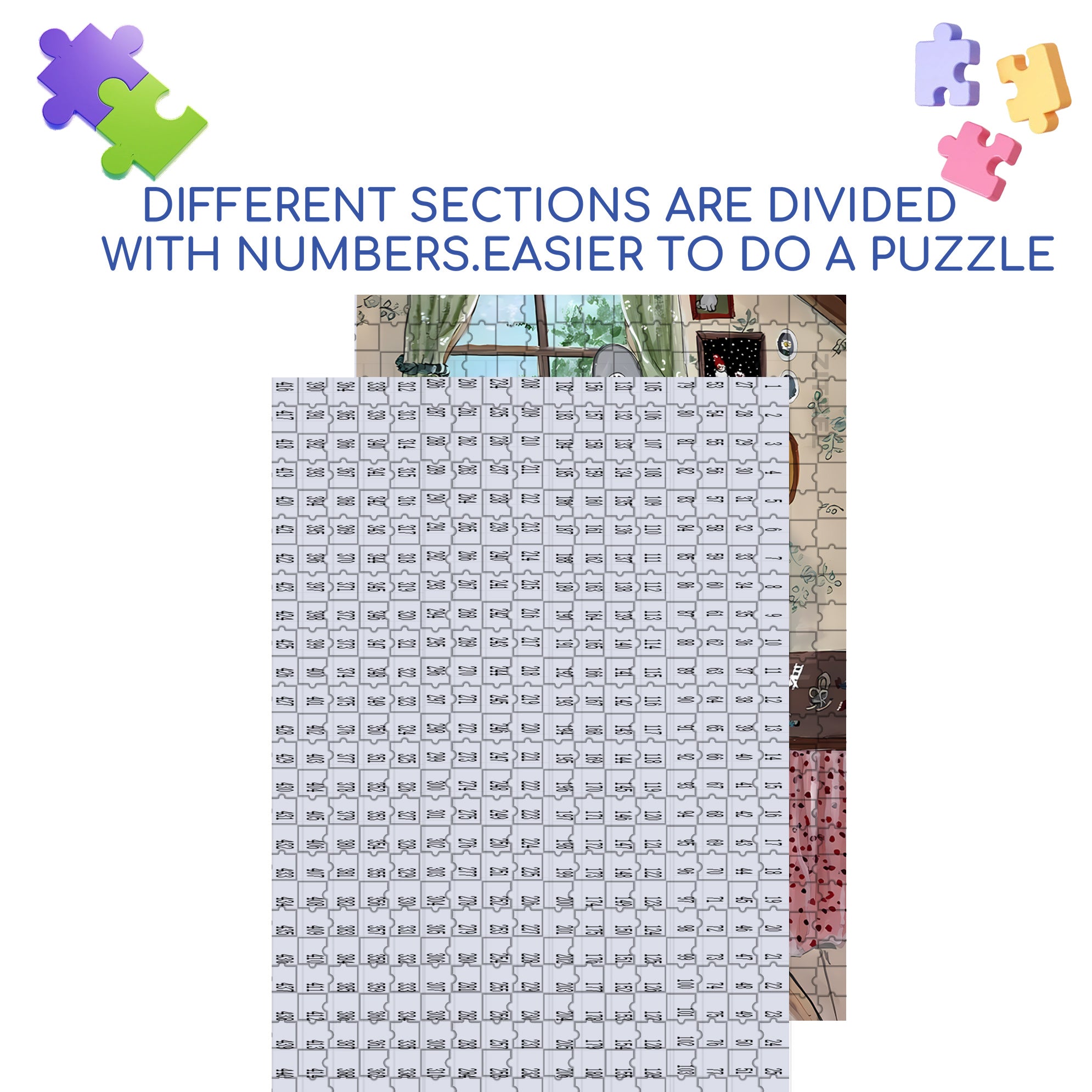 Parenthood 500pcs/1000pcs Jigsaw Puzzle, Scratch-Resistant, Interactive Family Game & Brain-Boosting DIY Decor, Perfect for Halloween, Christmas & New Year Gifts, Family Puzzle Game