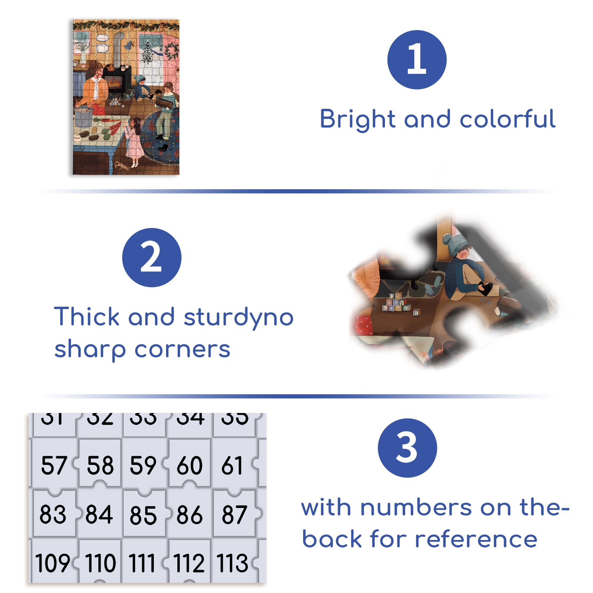 Snow Day 500pcs/1000pcs Jigsaw Puzzle, Scratch-Resistant, Interactive Family Game & Brain-Boosting DIY Decor, Perfect for Halloween, Christmas & New Year Gifts, Family Puzzle Game