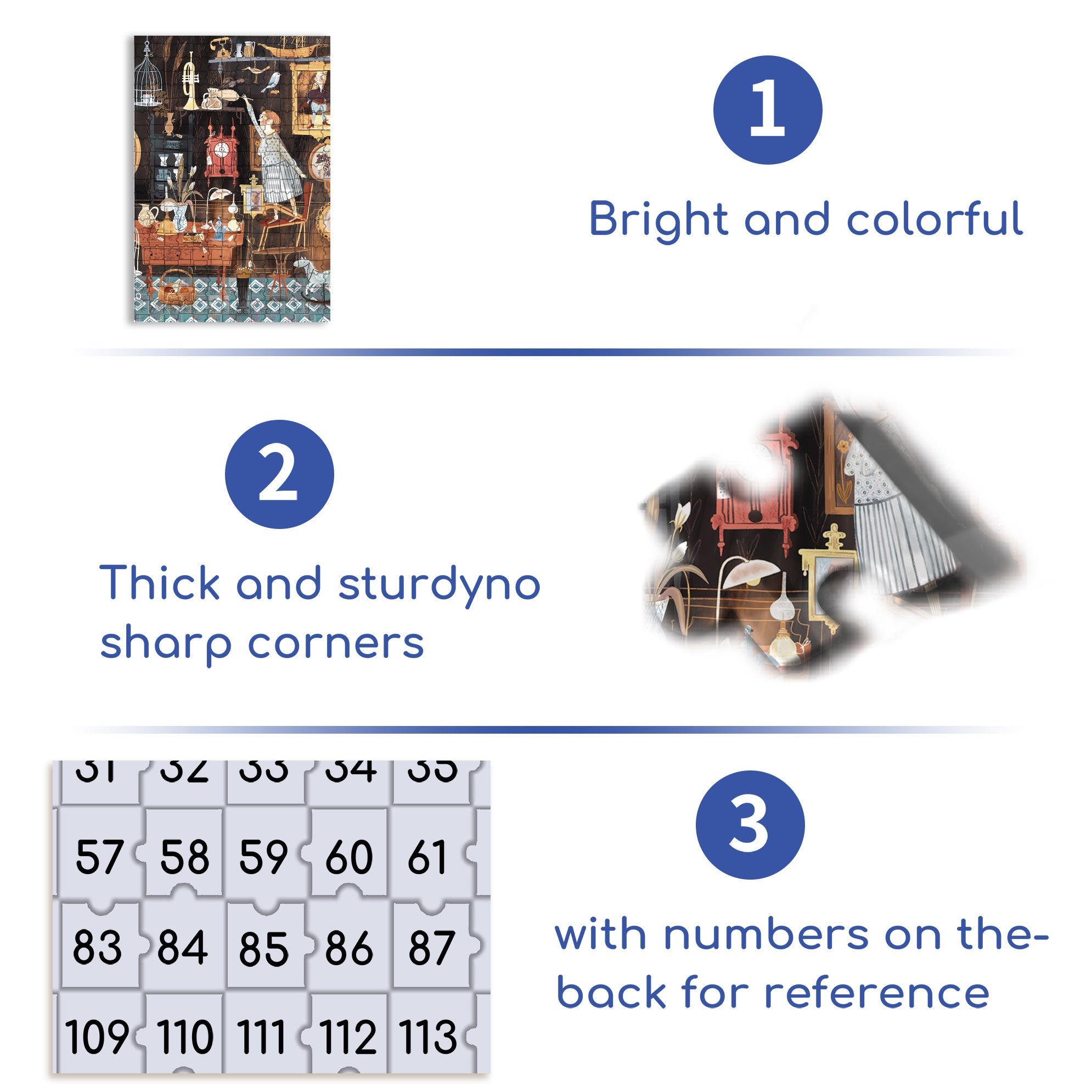 Sweep 500pcs/1000pcs Jigsaw Puzzle, Scratch-Resistant, Interactive Family Game & Brain-Boosting DIY Decor, Perfect for Halloween, Christmas & New Year Gifts, Family Puzzle Game