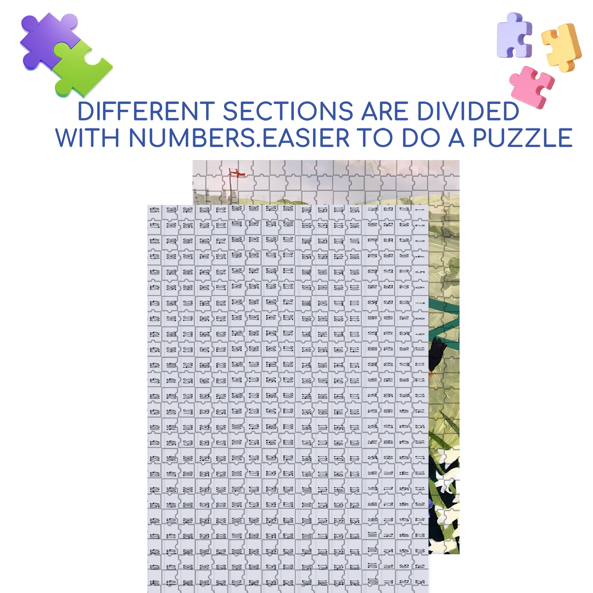 Vanessa Bowman 500pcs/1000pcs Jigsaw Puzzle, Scratch-Resistant, Interactive Family Game & Brain-Boosting DIY Decor, Perfect for Halloween, Christmas & New Year Gifts, Family Puzzle Game