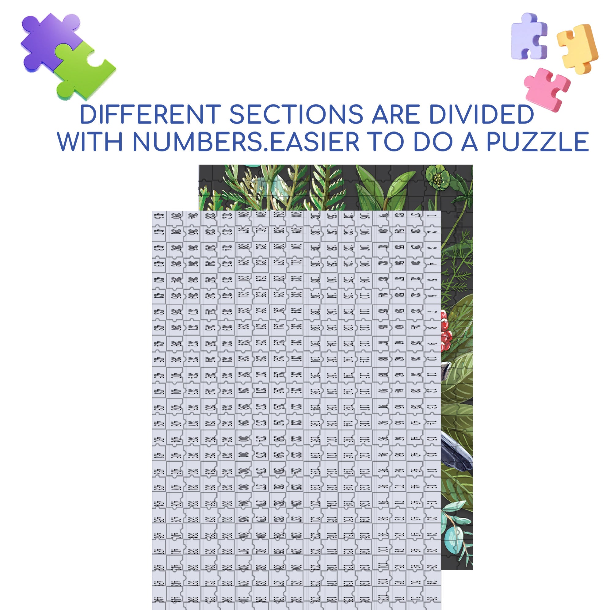 Winter Atmosphere 500pcs/1000pcs Jigsaw Puzzle, Scratch-Resistant, Interactive Family Game & Brain-Boosting DIY Decor, Perfect for Halloween, Christmas & New Year Gifts, Family Puzzle Game