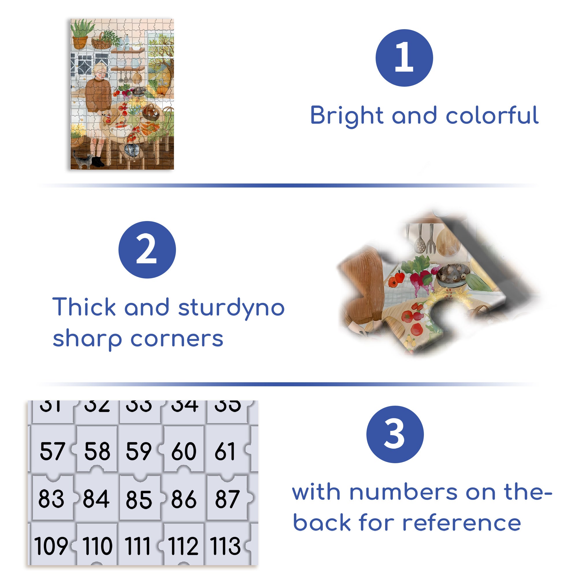 Asia Spettel 500pcs/1000pcs Jigsaw Puzzle, Scratch-Resistant, Interactive Family Game & Brain-Boosting DIY Decor, Perfect for Halloween, Christmas & New Year Gifts, Family Puzzle Game