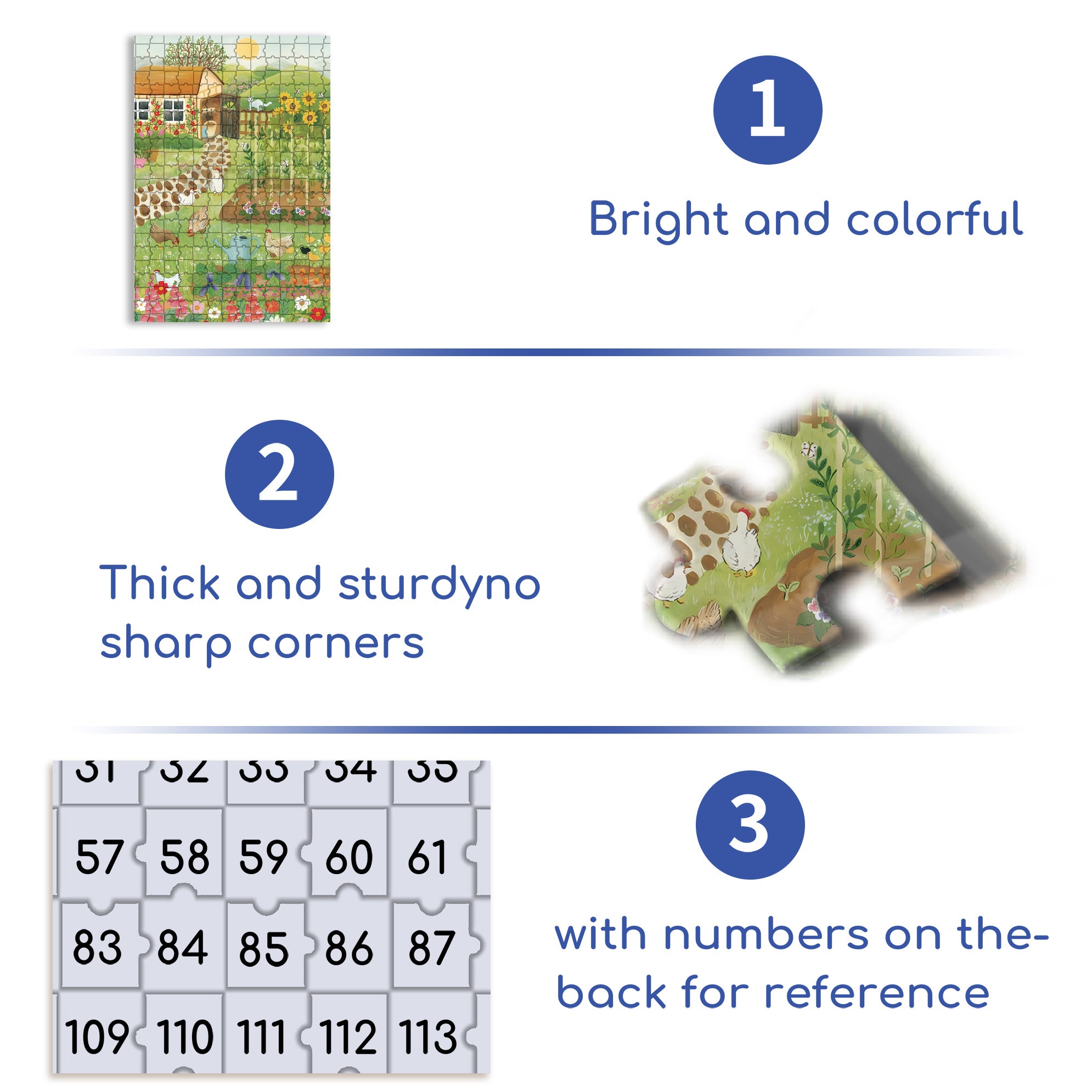 Farmhouse 500pcs/1000pcs Jigsaw Puzzle, Scratch-Resistant, Interactive Family Game & Brain-Boosting DIY Decor, Perfect for Halloween, Christmas & New Year Gifts, Family Puzzle Game