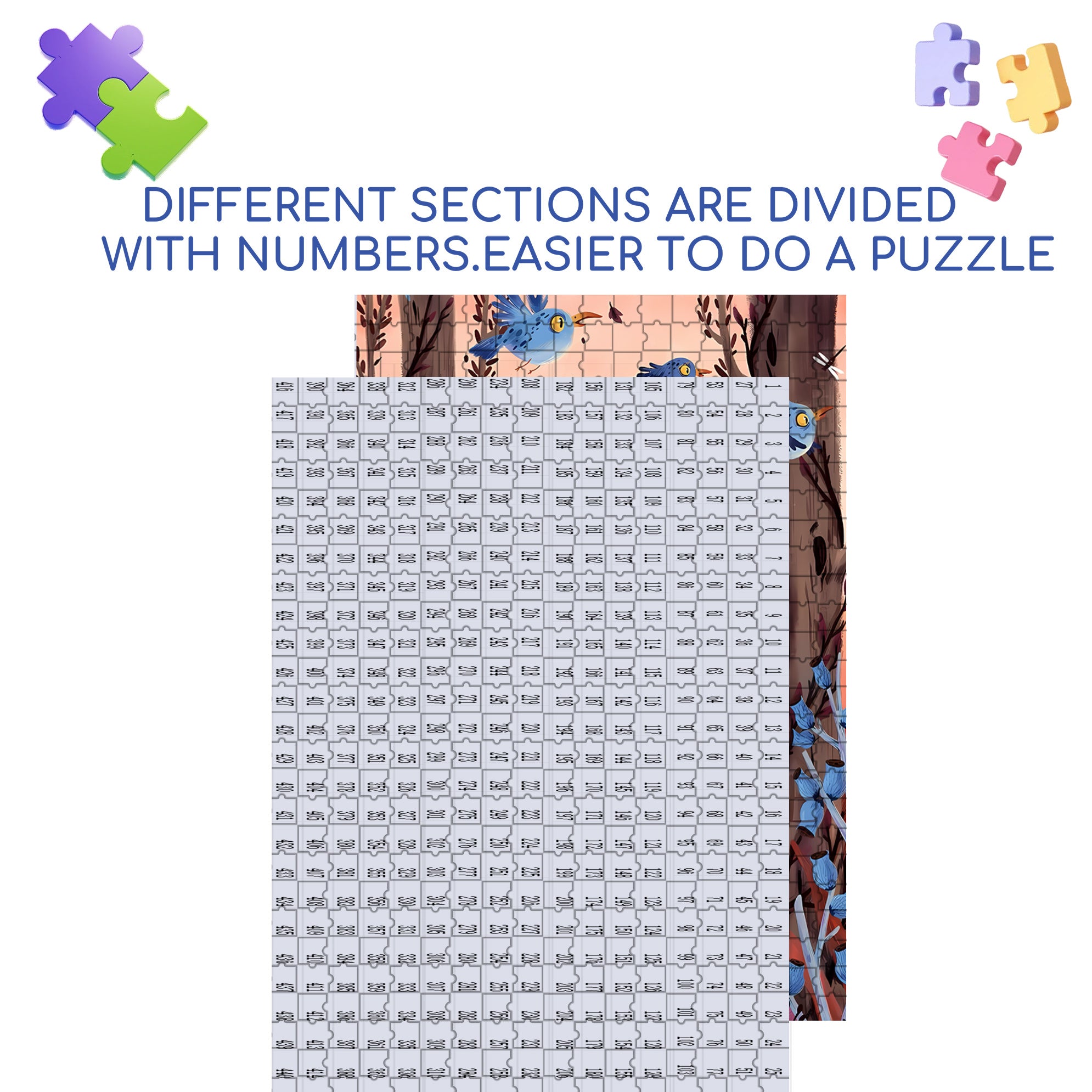 Forest Maiden 500pcs/1000pcs Jigsaw Puzzle, Scratch-Resistant, Interactive Family Game & Brain-Boosting DIY Decor, Perfect for Halloween, Christmas & New Year Gifts, Family Puzzle Game