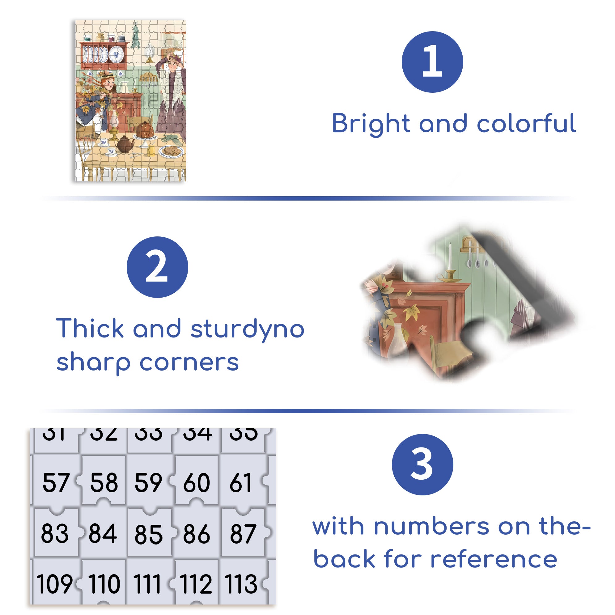 I'm Back 500pcs/1000pcs Jigsaw Puzzle, Scratch-Resistant, Interactive Family Game & Brain-Boosting DIY Decor, Perfect for Halloween, Christmas & New Year Gifts, Family Puzzle Game