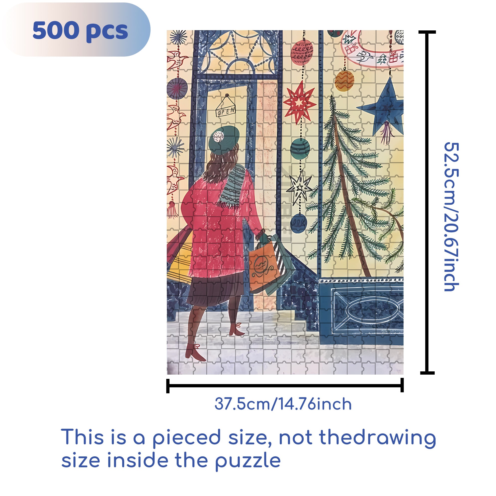 In Operation 500pcs/1000pcs Jigsaw Puzzle, Scratch-Resistant, Interactive Family Game & Brain-Boosting DIY Decor, Perfect for Halloween, Christmas & New Year Gifts, Family Puzzle Game