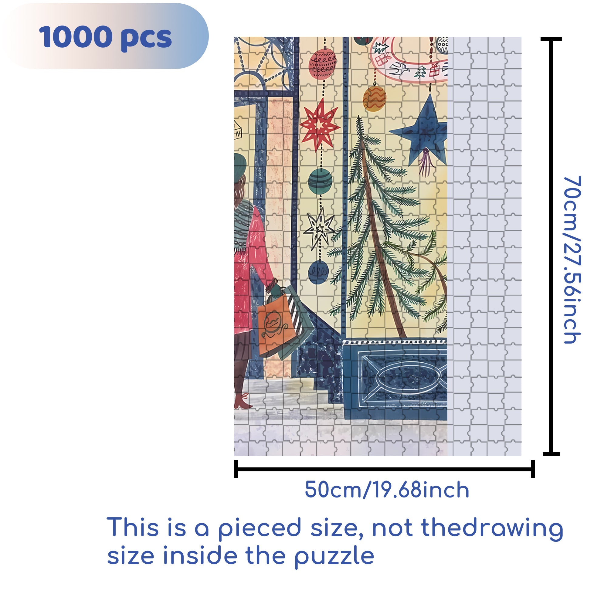 In Operation 500pcs/1000pcs Jigsaw Puzzle, Scratch-Resistant, Interactive Family Game & Brain-Boosting DIY Decor, Perfect for Halloween, Christmas & New Year Gifts, Family Puzzle Game
