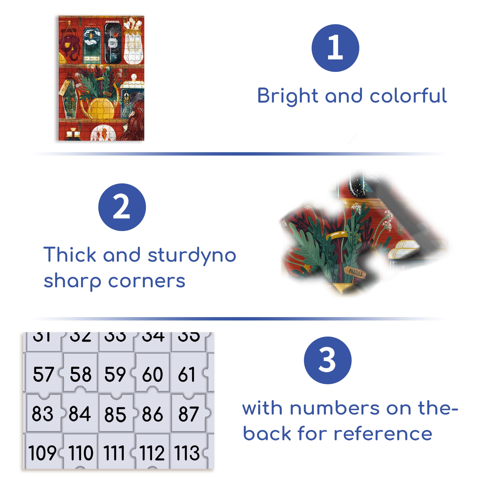 Observer 500pcs/1000pcs Jigsaw Puzzle, Scratch-Resistant, Interactive Family Game & Brain-Boosting DIY Decor, Perfect for Halloween, Christmas & New Year Gifts, Family Puzzle Game
