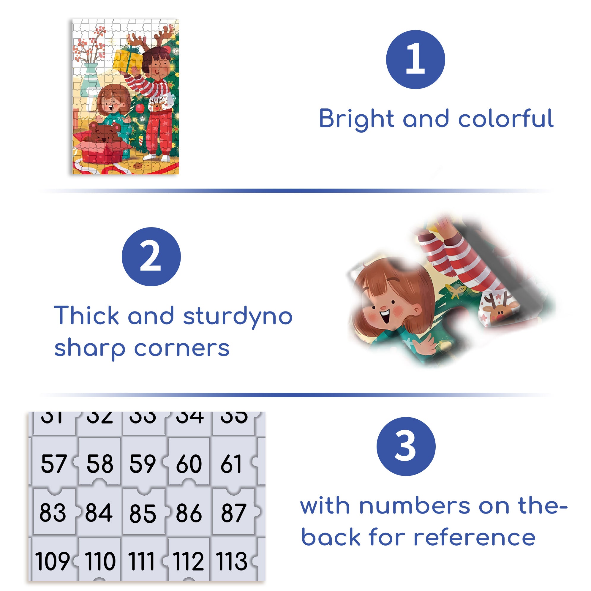 Open A Gift 500pcs/1000pcs Jigsaw Puzzle, Scratch-Resistant, Interactive Family Game & Brain-Boosting DIY Decor, Perfect for Halloween, Christmas & New Year Gifts, Family Puzzle Game