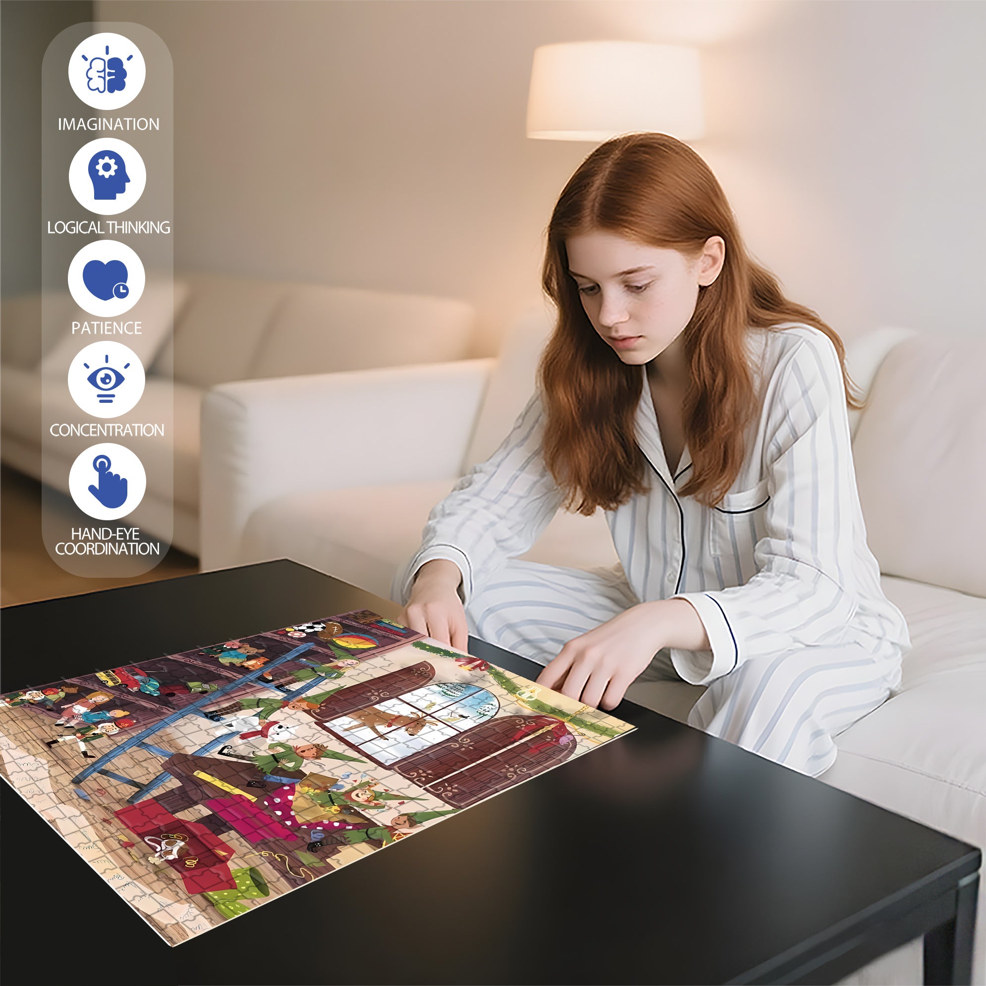 Toy Story 500pcs/1000pcs Jigsaw Puzzle, Scratch-Resistant, Interactive Family Game & Brain-Boosting DIY Decor, Perfect for Halloween, Christmas & New Year Gifts, Family Puzzle Game
