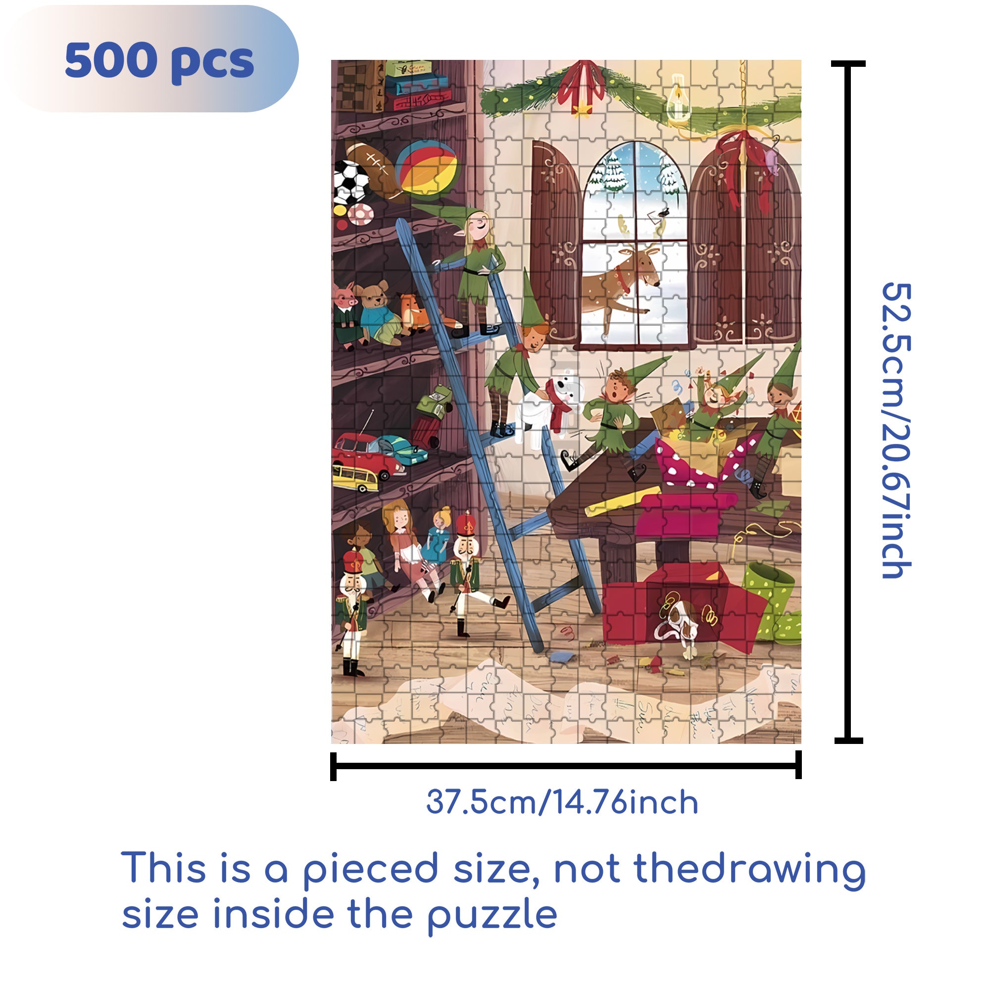 Toy Story 500pcs/1000pcs Jigsaw Puzzle, Scratch-Resistant, Interactive Family Game & Brain-Boosting DIY Decor, Perfect for Halloween, Christmas & New Year Gifts, Family Puzzle Game